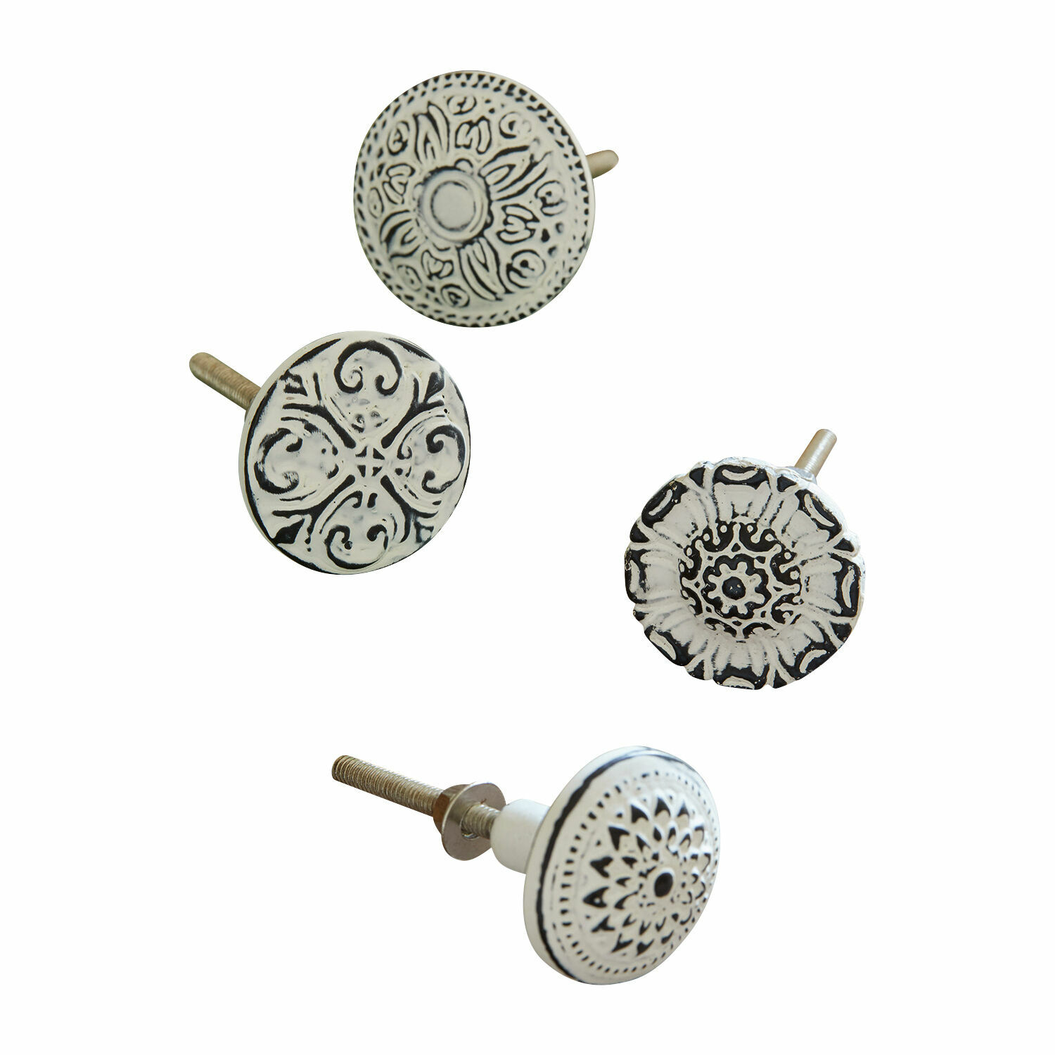 Lot de 4 boutons de commode Mildred