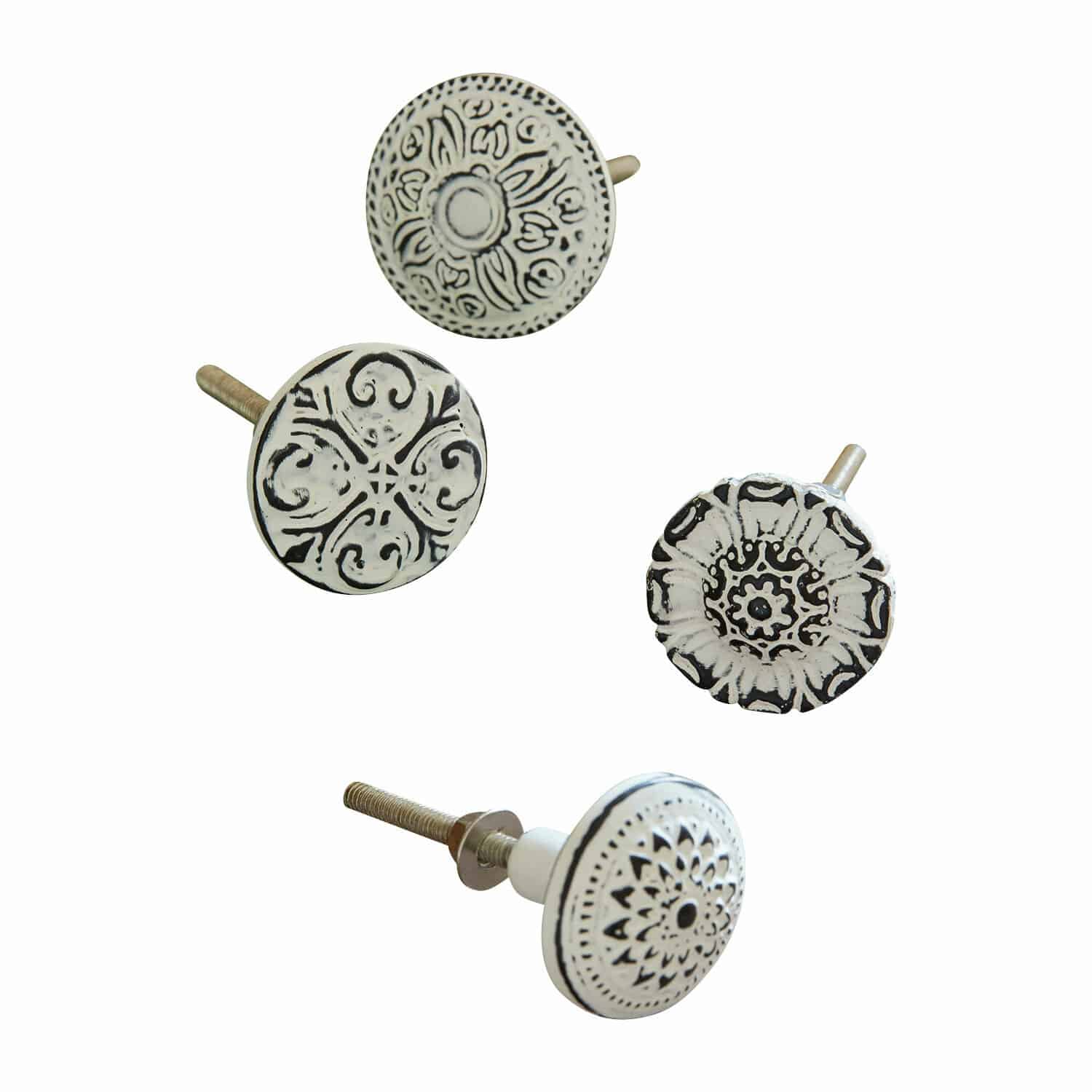 Lot de 4 boutons de commode Mildred
