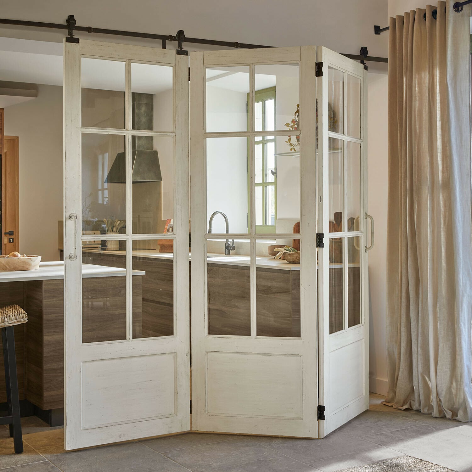 Porte coulissante pliante Salivonne