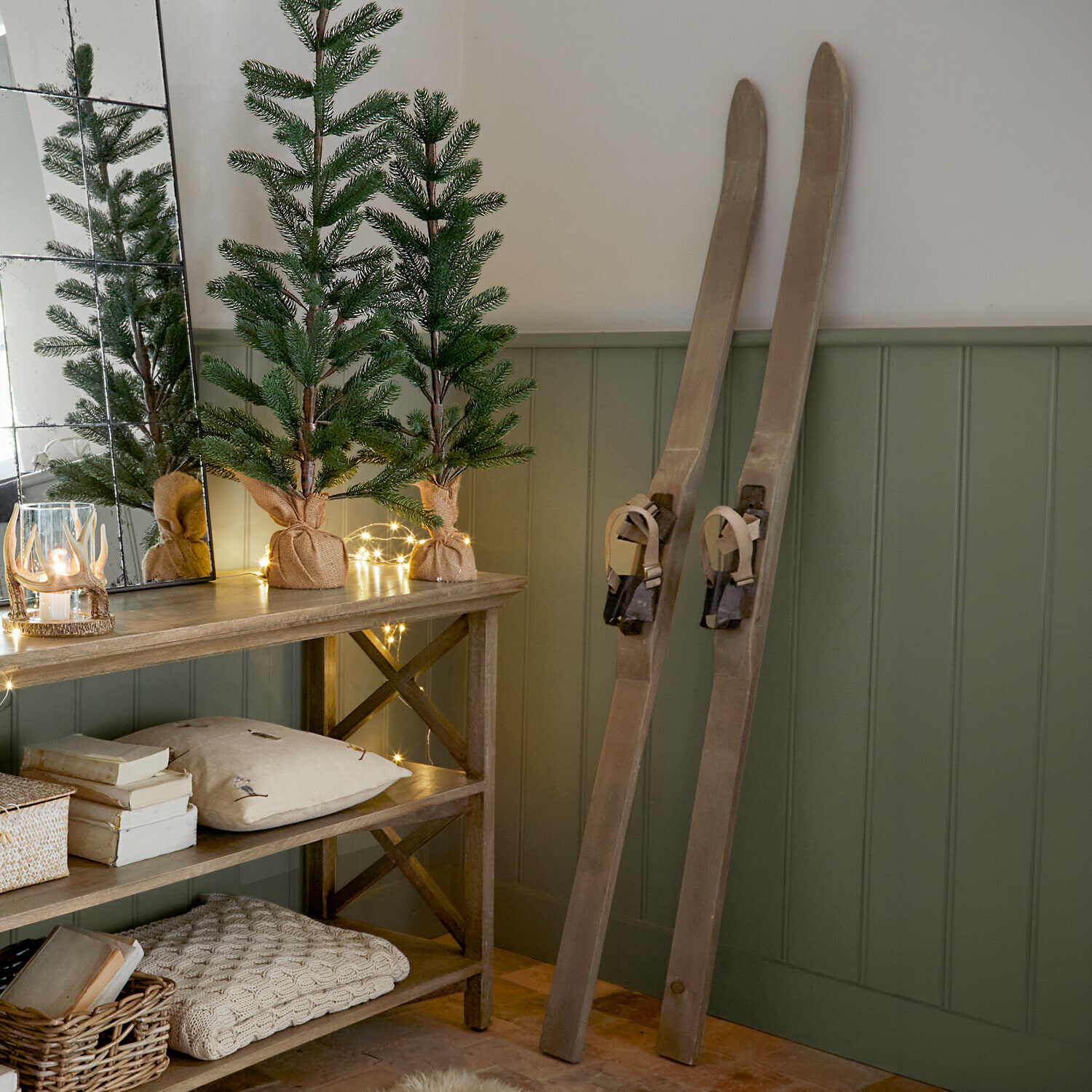 Lot de 2 skis décoratifs Lambeth Lot de 2 skis décoratifs Lambeth