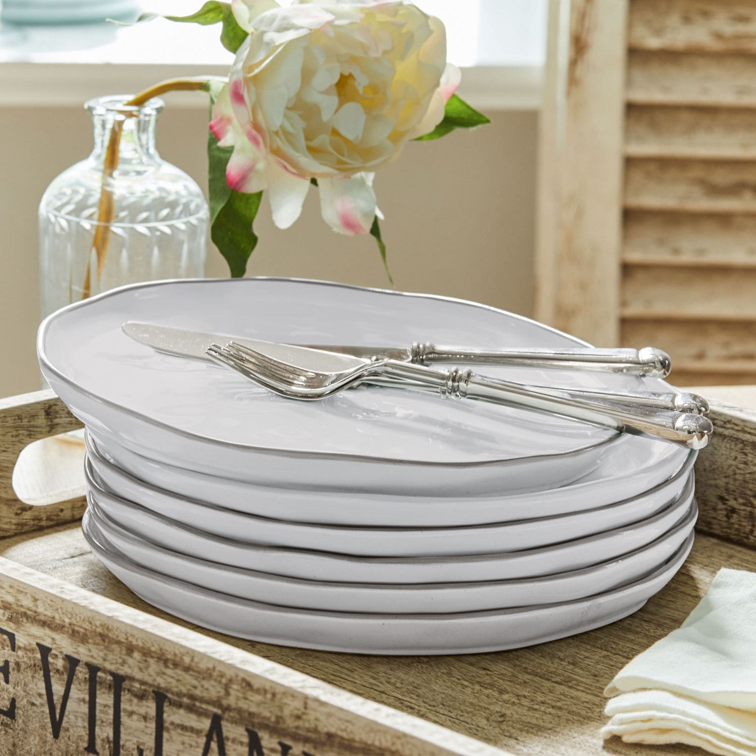 Lot de 6 assiettes Biarré