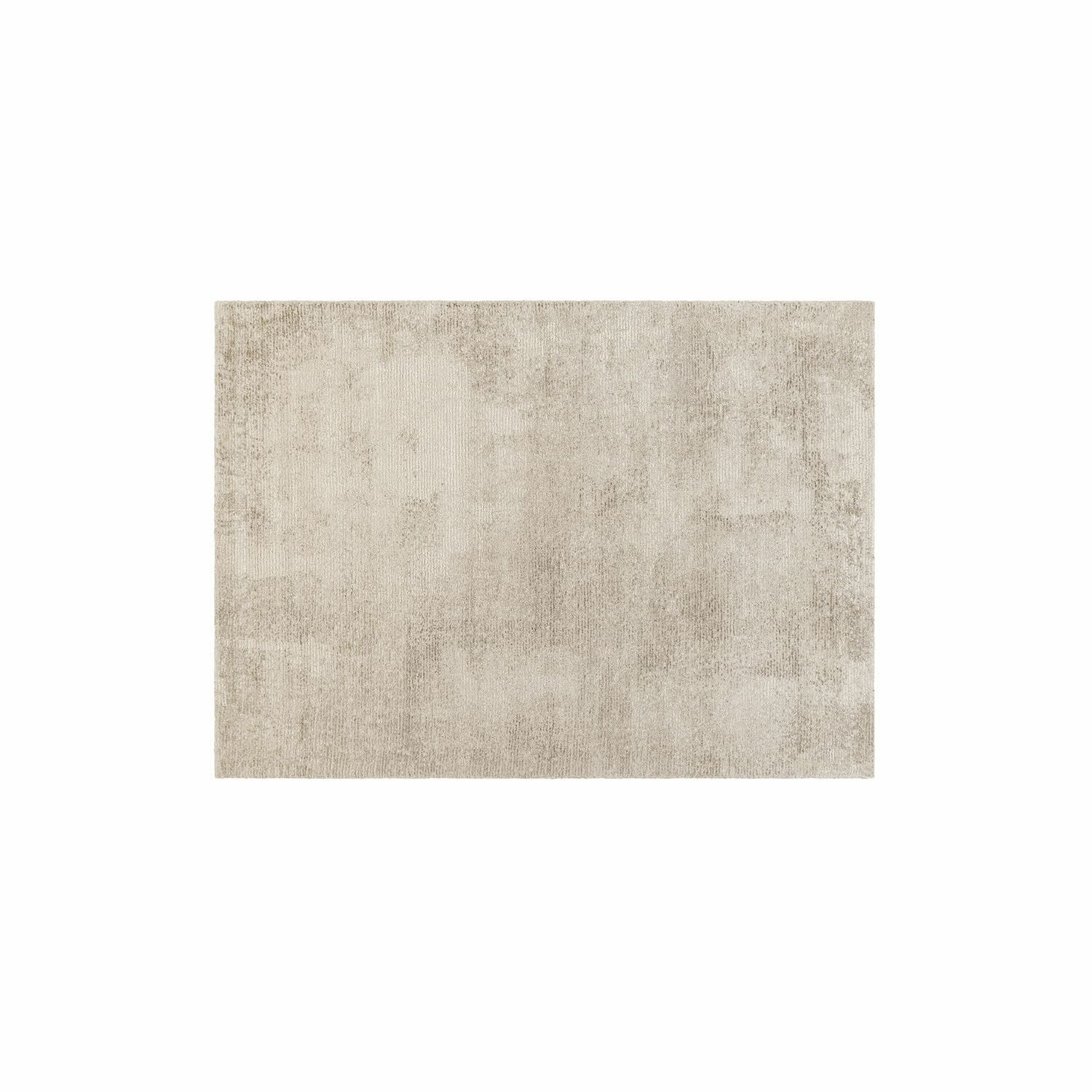 Tapis Zaniyah Tapis beige en matériau doux avec texture subtile, parfait pour salon et chambre à coucher