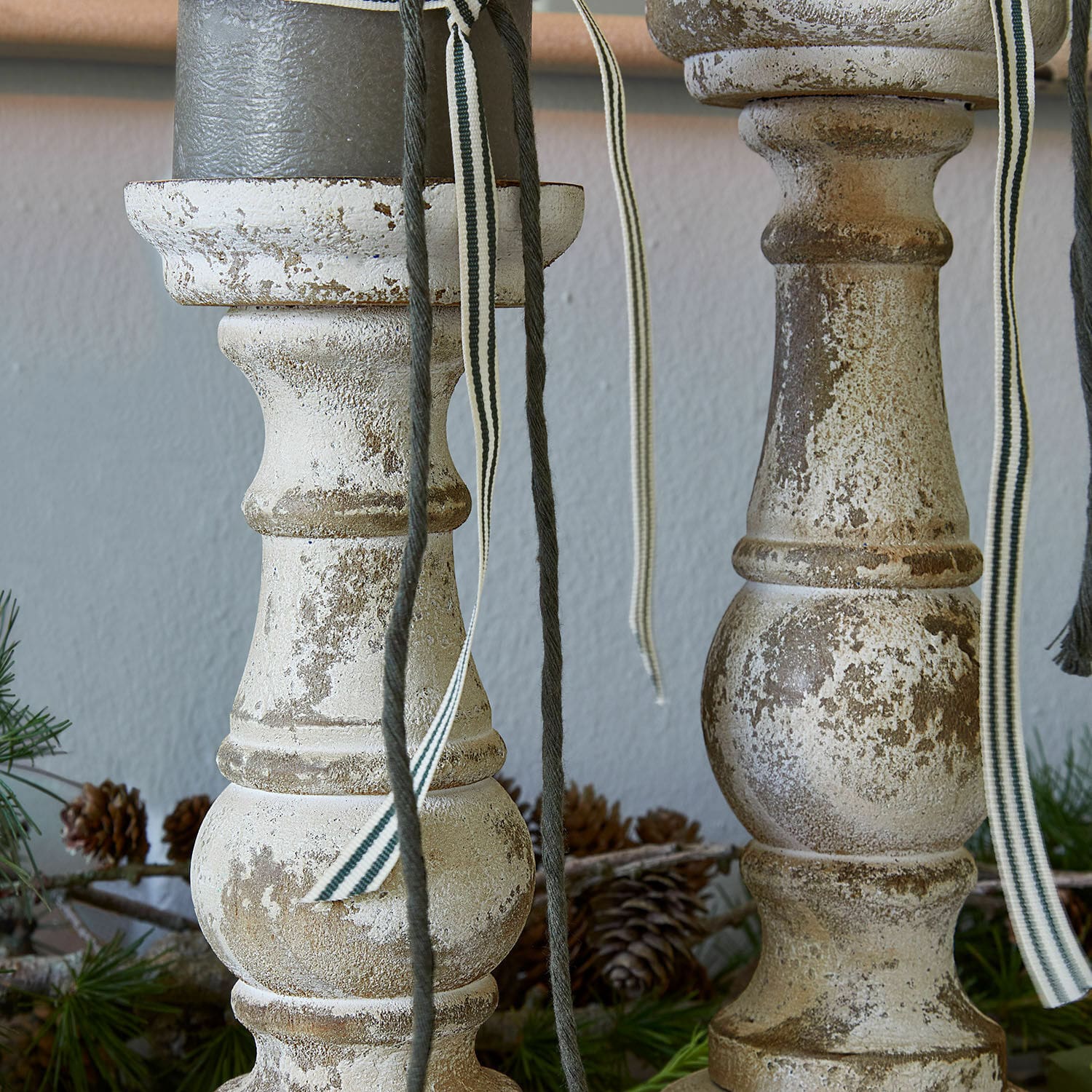 Lot de 2 bougeoirs Zulemas