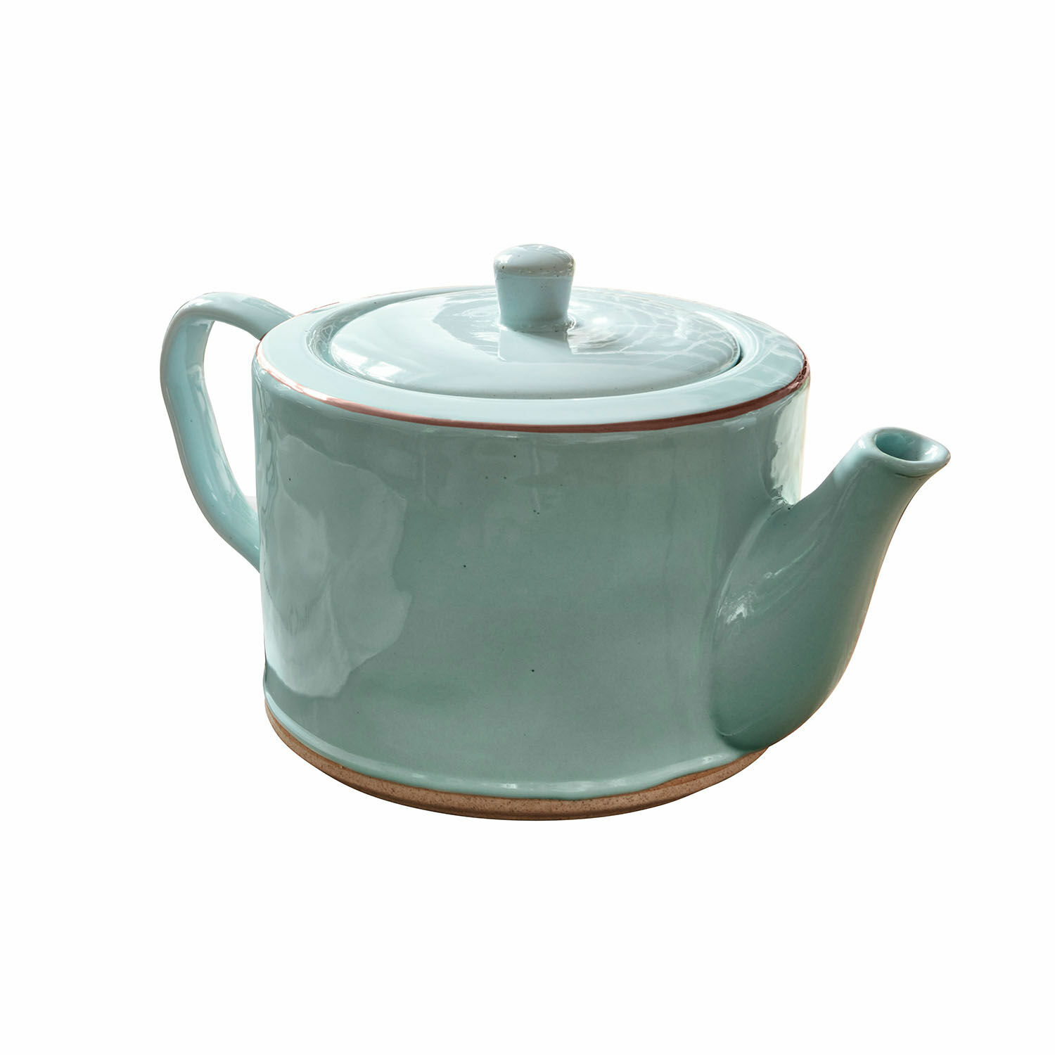 turquoise Théière en céramique turquoise Biarritz au design classique, parfaite pour la cuisine