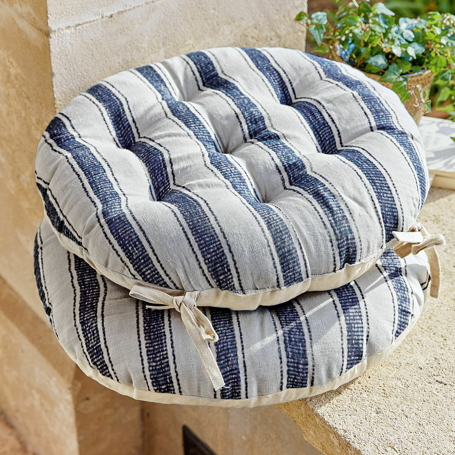 Lot de 2 galettes de chaises Bourrignon