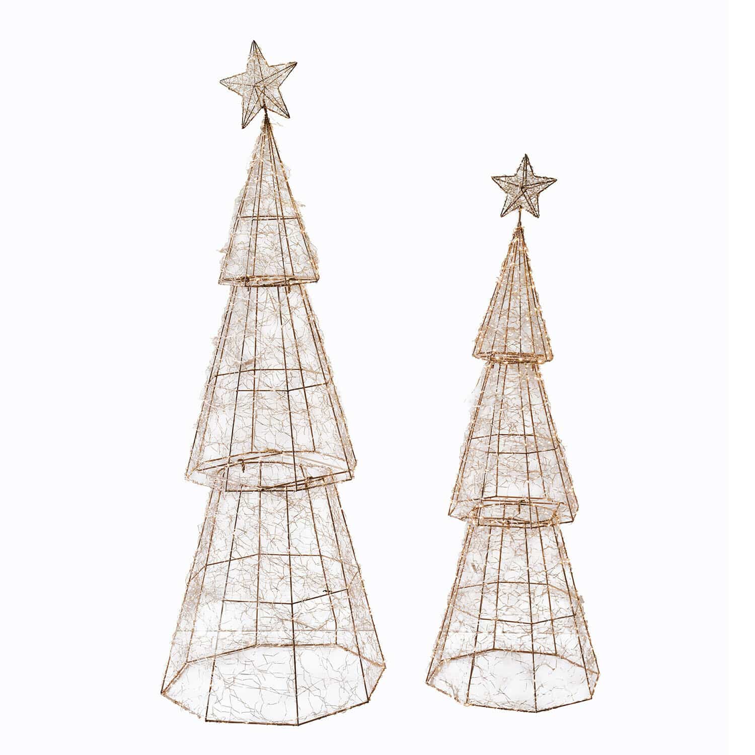 Lot de 2 sapins LED Chantorin