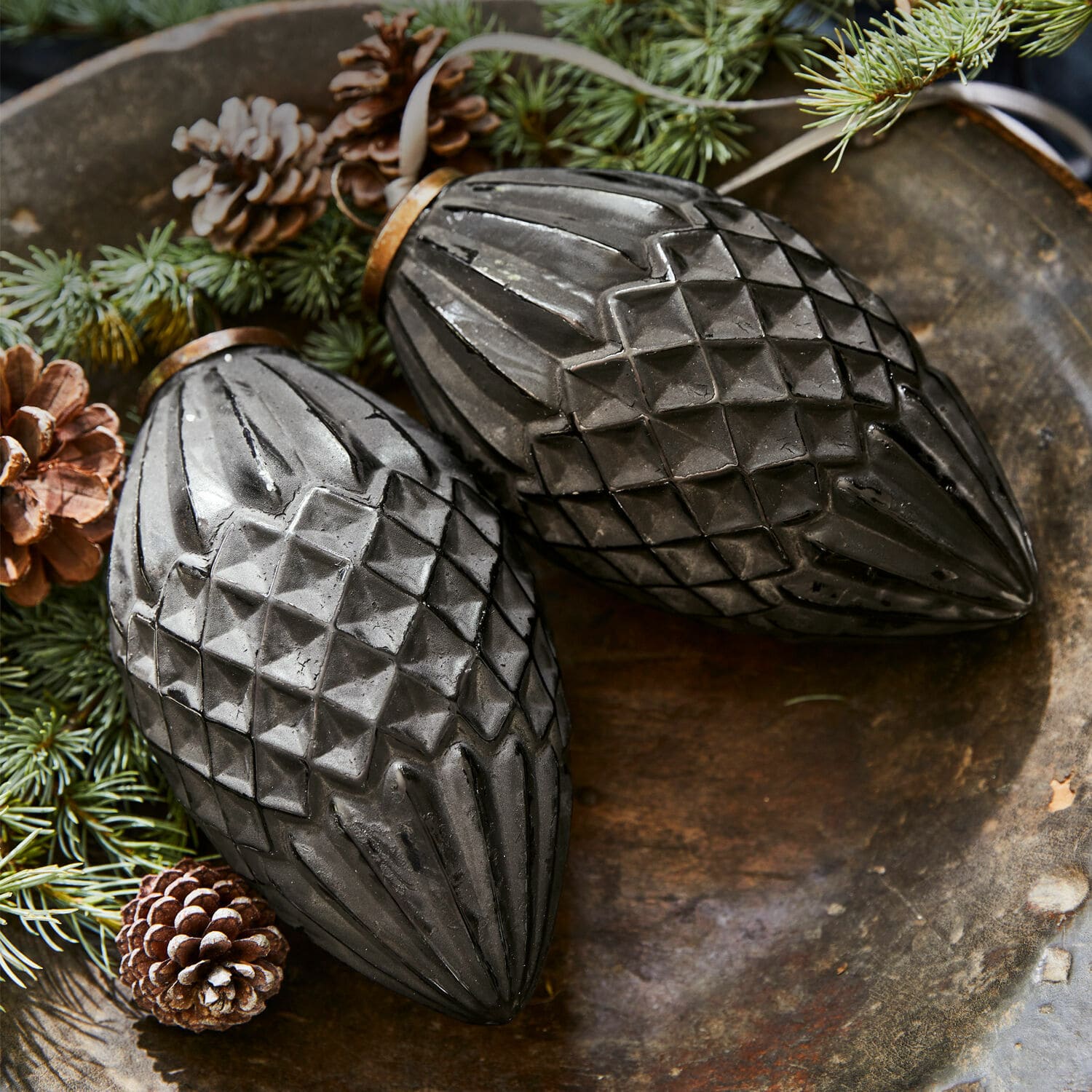Lot de 2 décorations de Noël Tusson