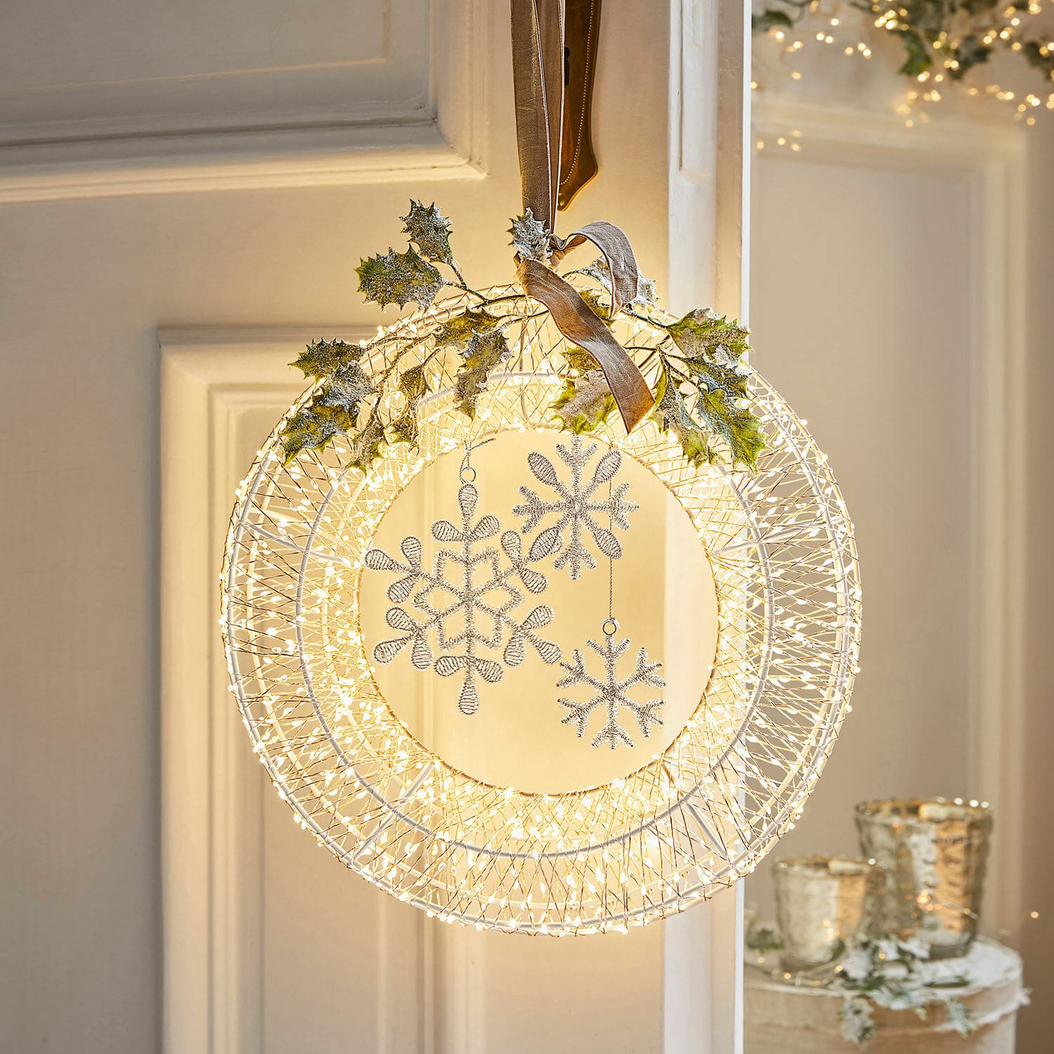 Lot de 3 décorations à suspendre Skadi