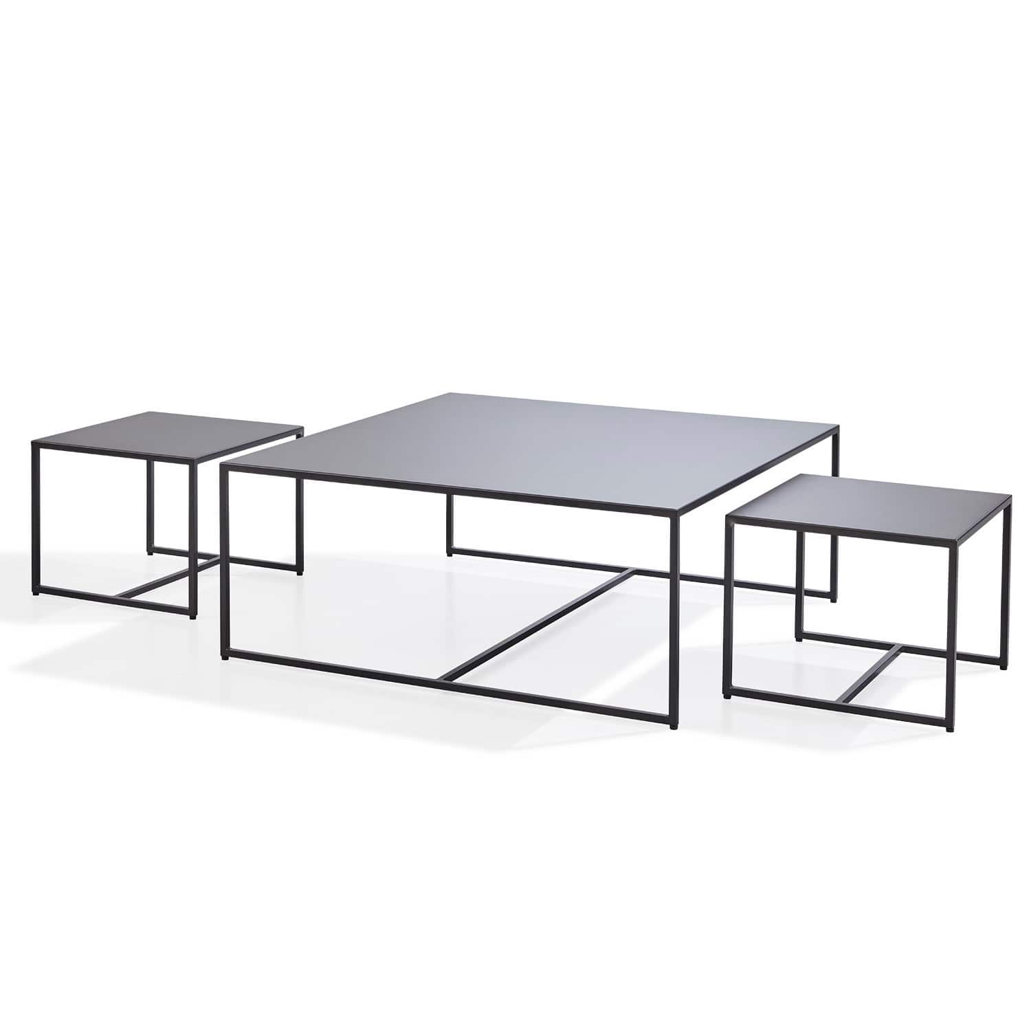 Lot de 3 tables basses Trinitas