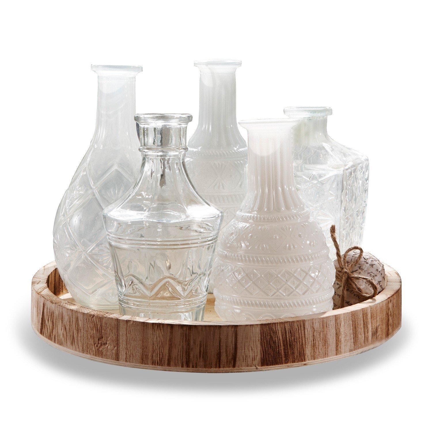 Plateau avec vases Edeline