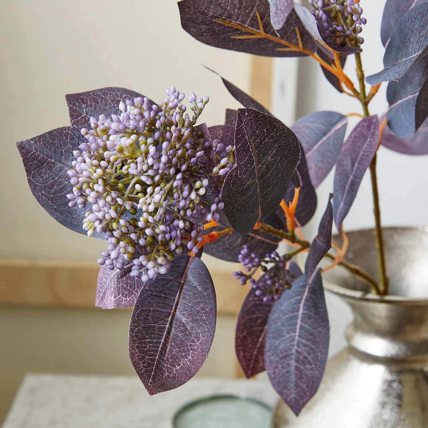 Lot de 3 fleurs décoratives Tilliere