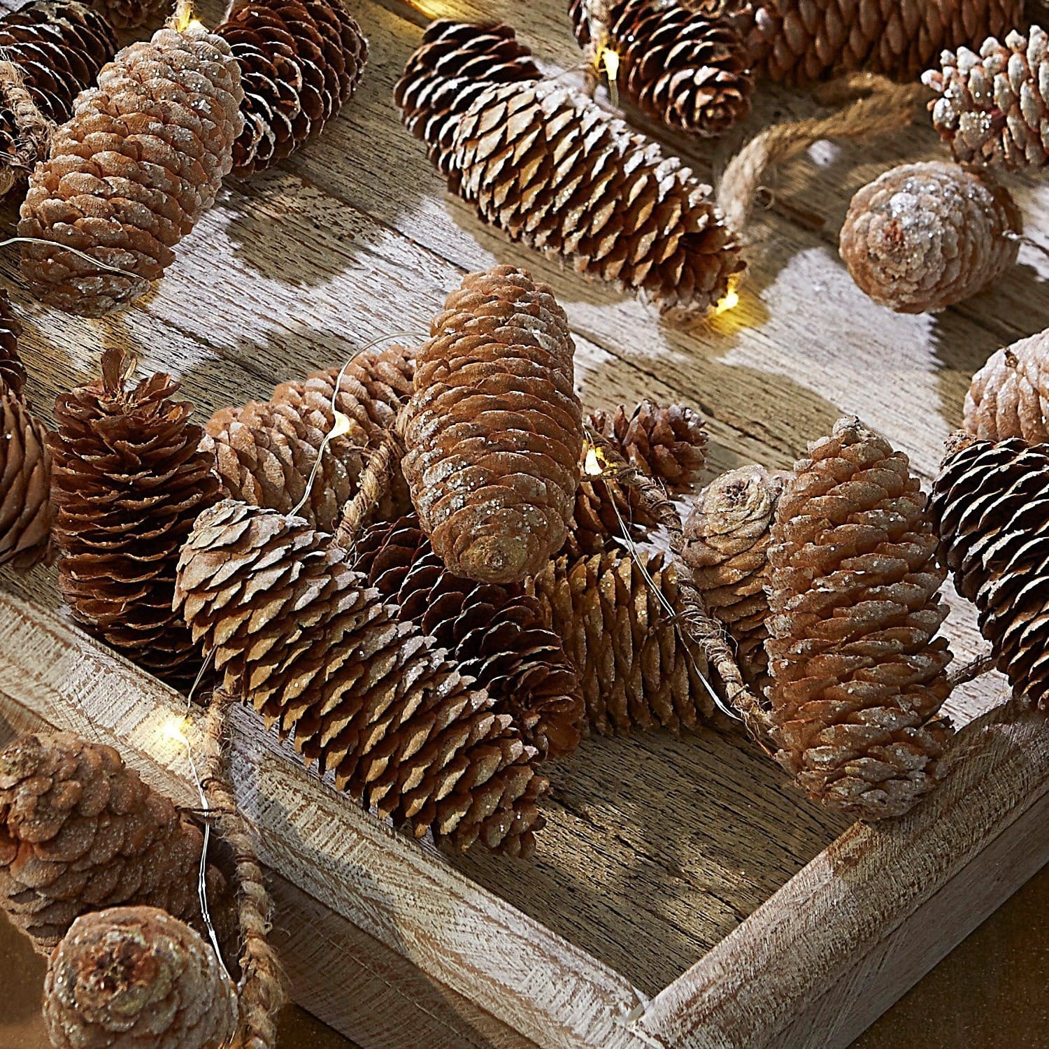 Lot de 2 guirlandes de sapin Marsac