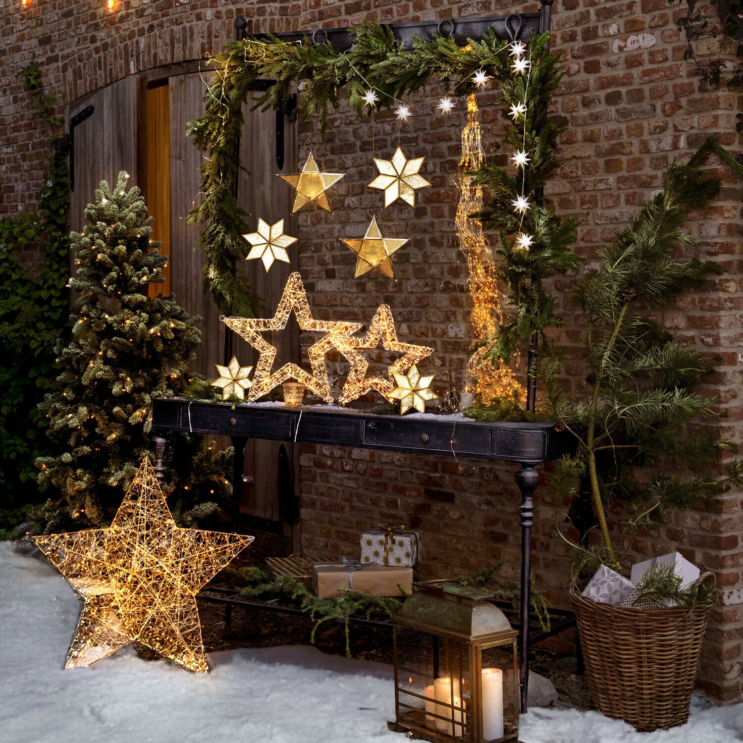 Lot de 2 étoiles à LED Veralisse