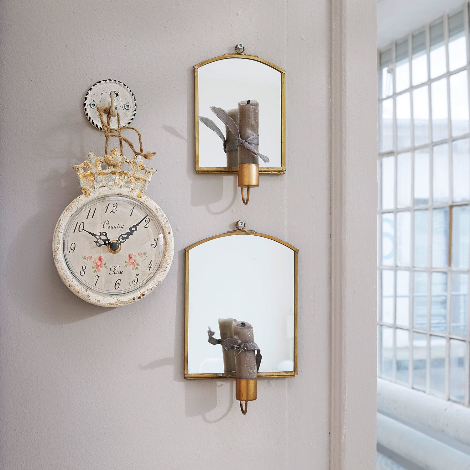 Lot de 2 porte-bougie Groninga
