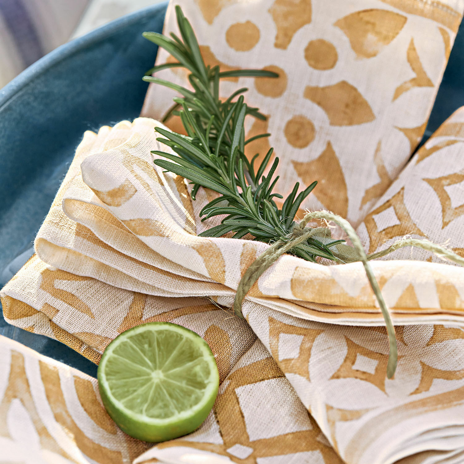 Lot de 4 serviettes Larvaux