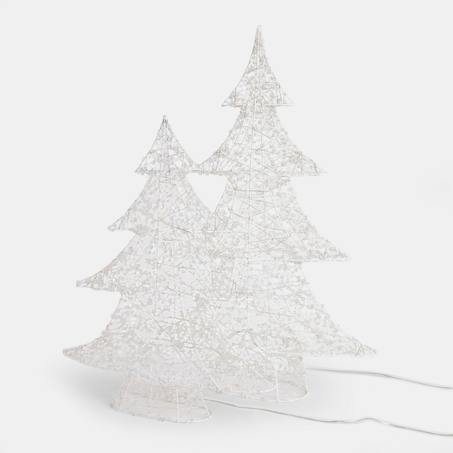 Lot de 2 sapins à LED Aurenwyth