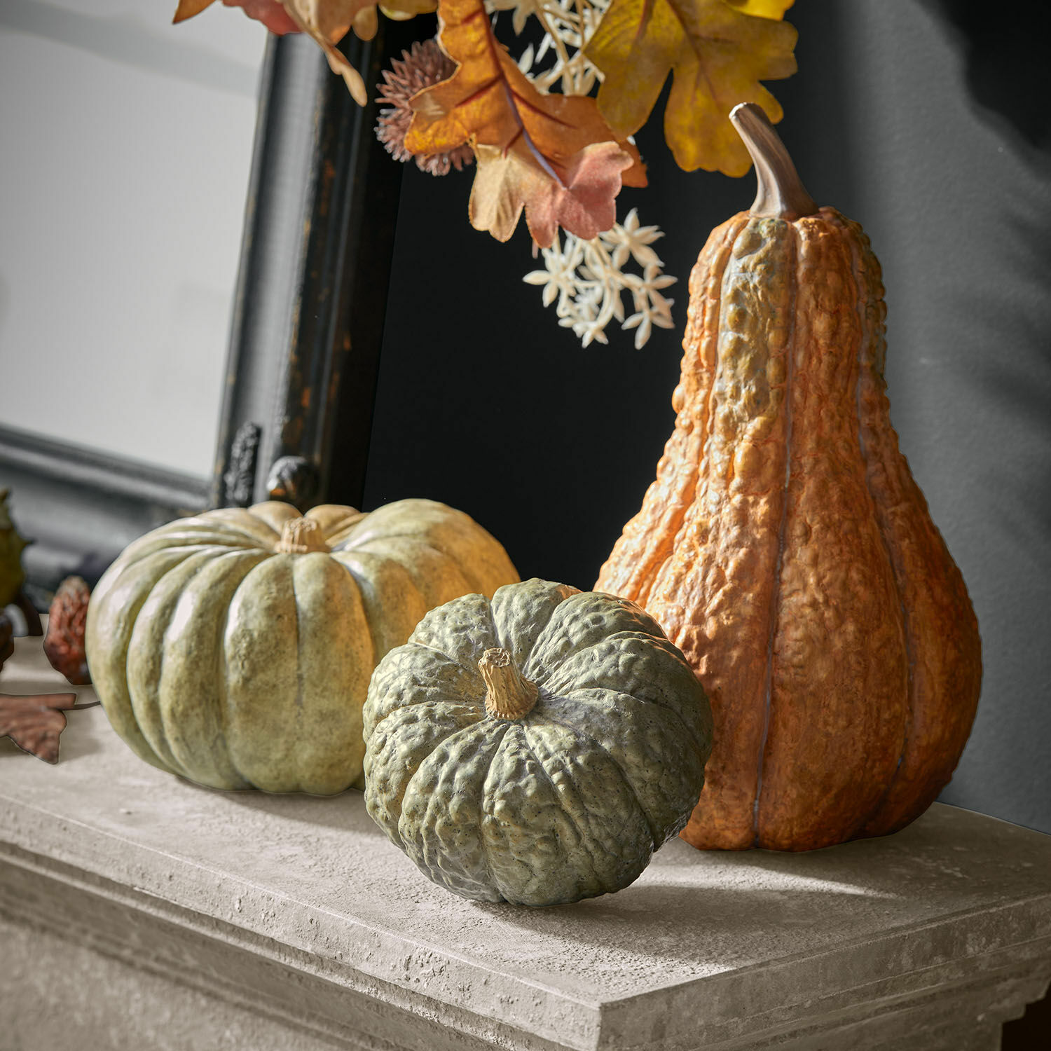 Lot de 3 citrouilles décoratives Raliven