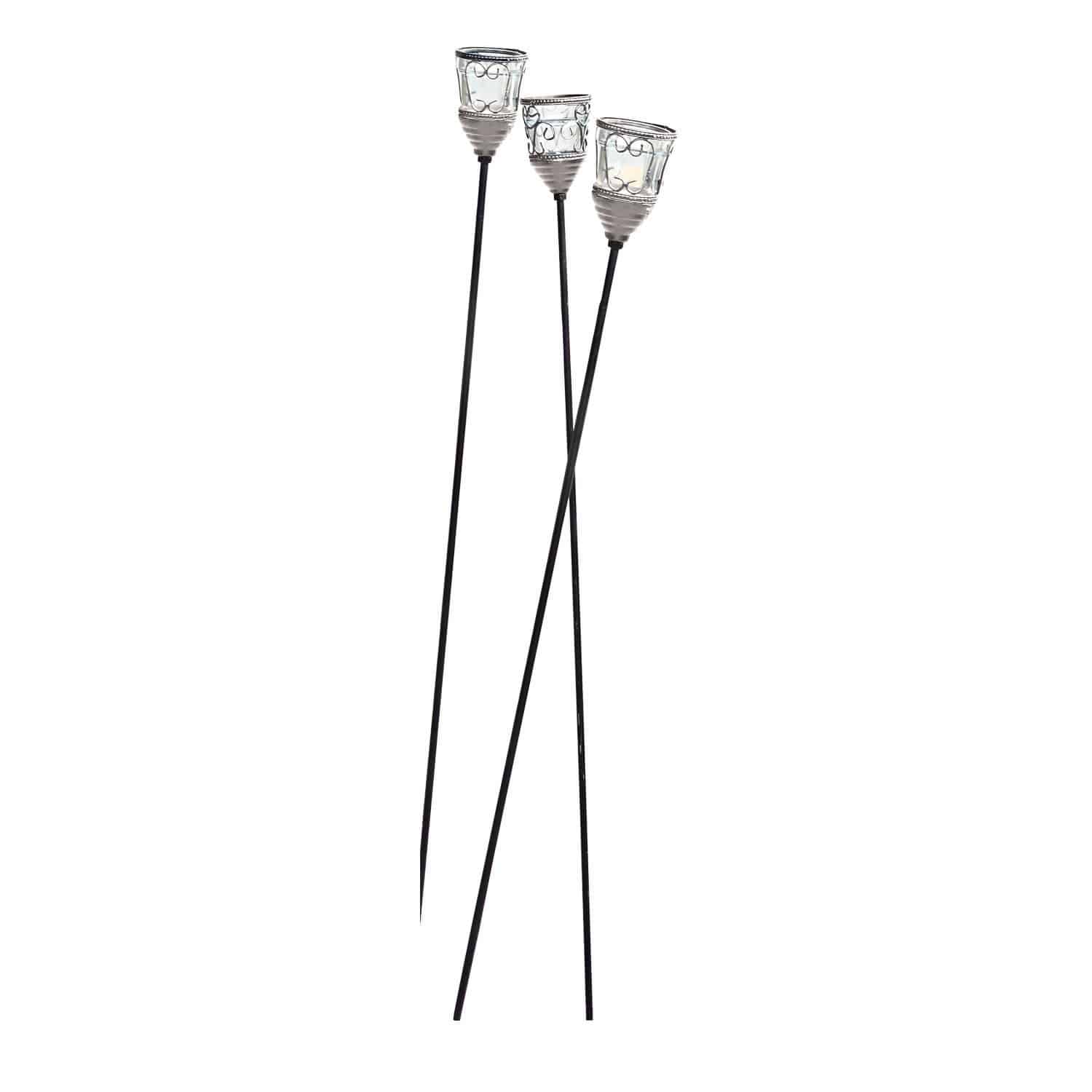 Lot de 3 photophores Tia