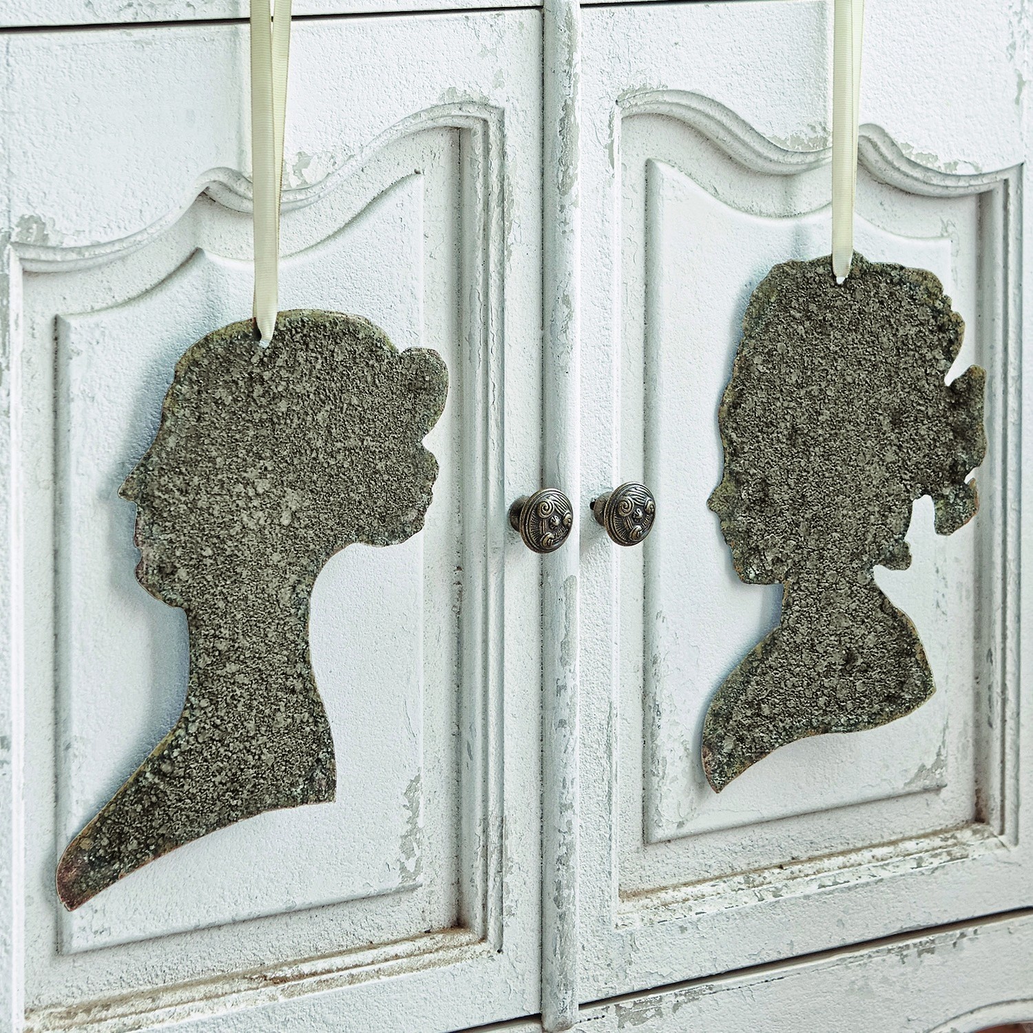 Lot de 2 décorations suspendues les aïeux