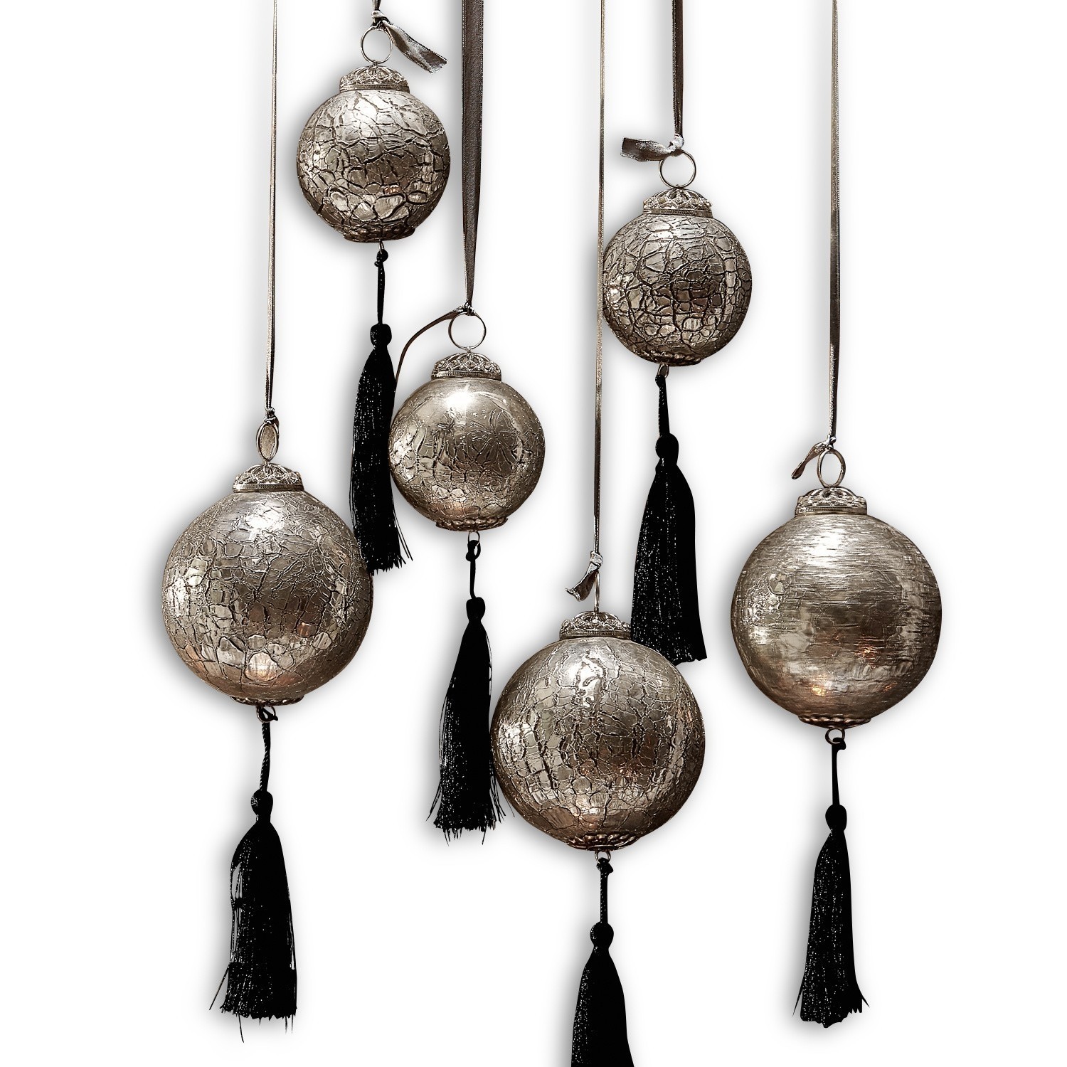 Lot de 6 décorations de Noël Broom