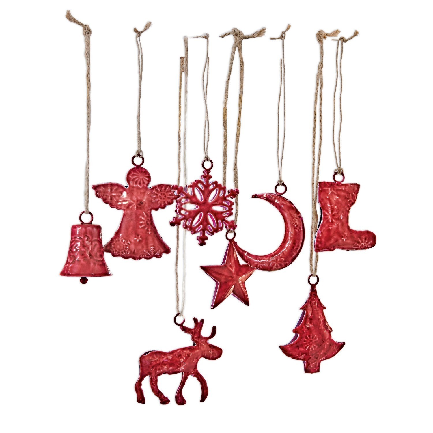 Lot de 8 décorations de Noël Rudy & Co.