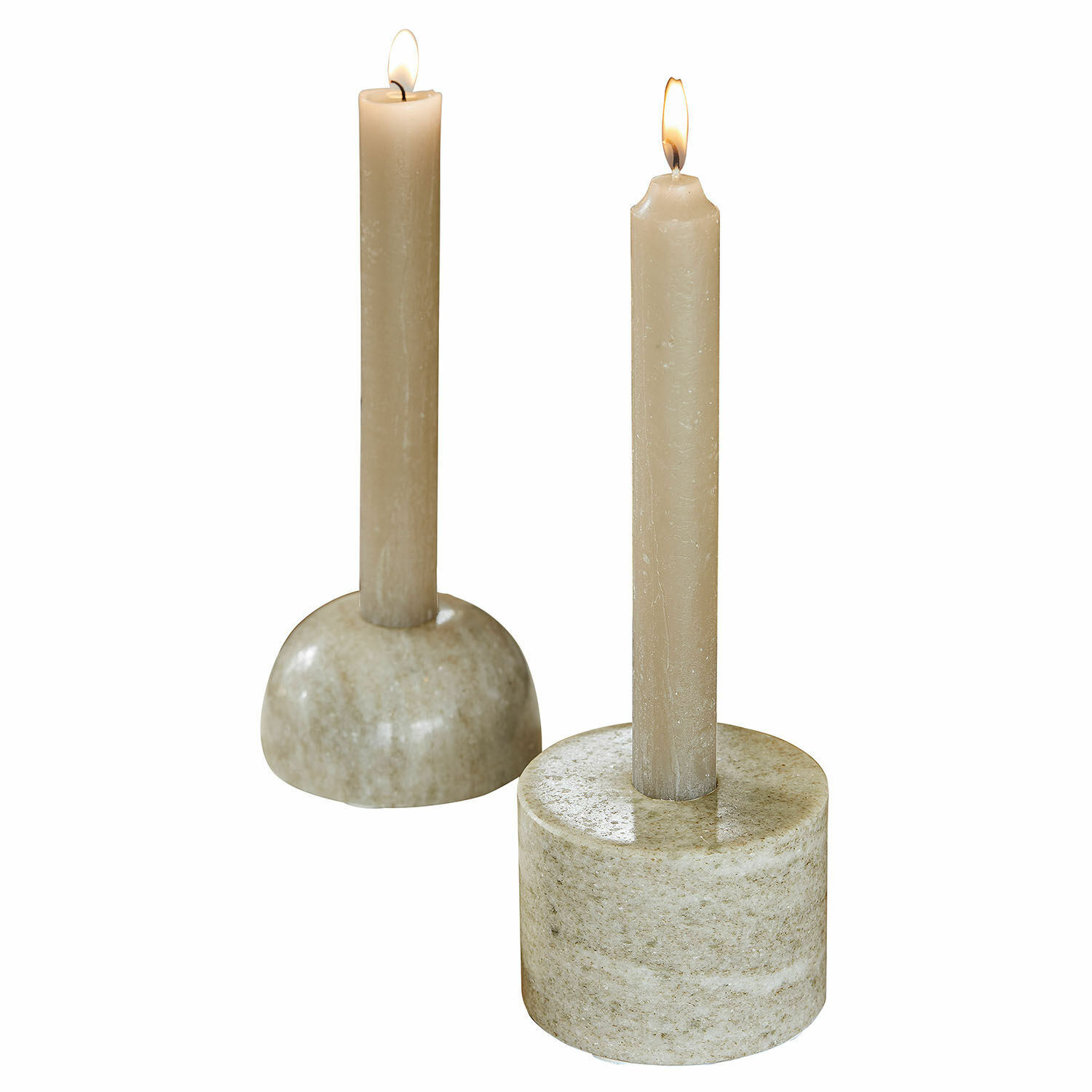 Lot de 2 bougeoirs Najira