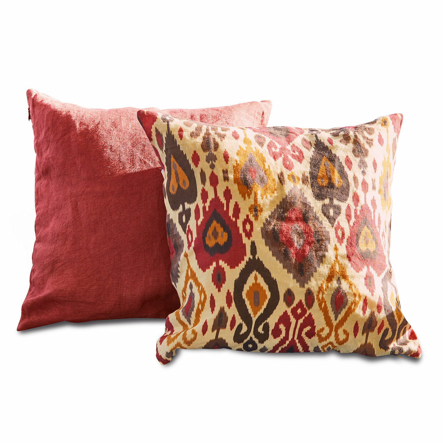 Housse De Coussin Loberon Kaelun - Motif Oriental Tissé, 40x40 Cm, Multicolore