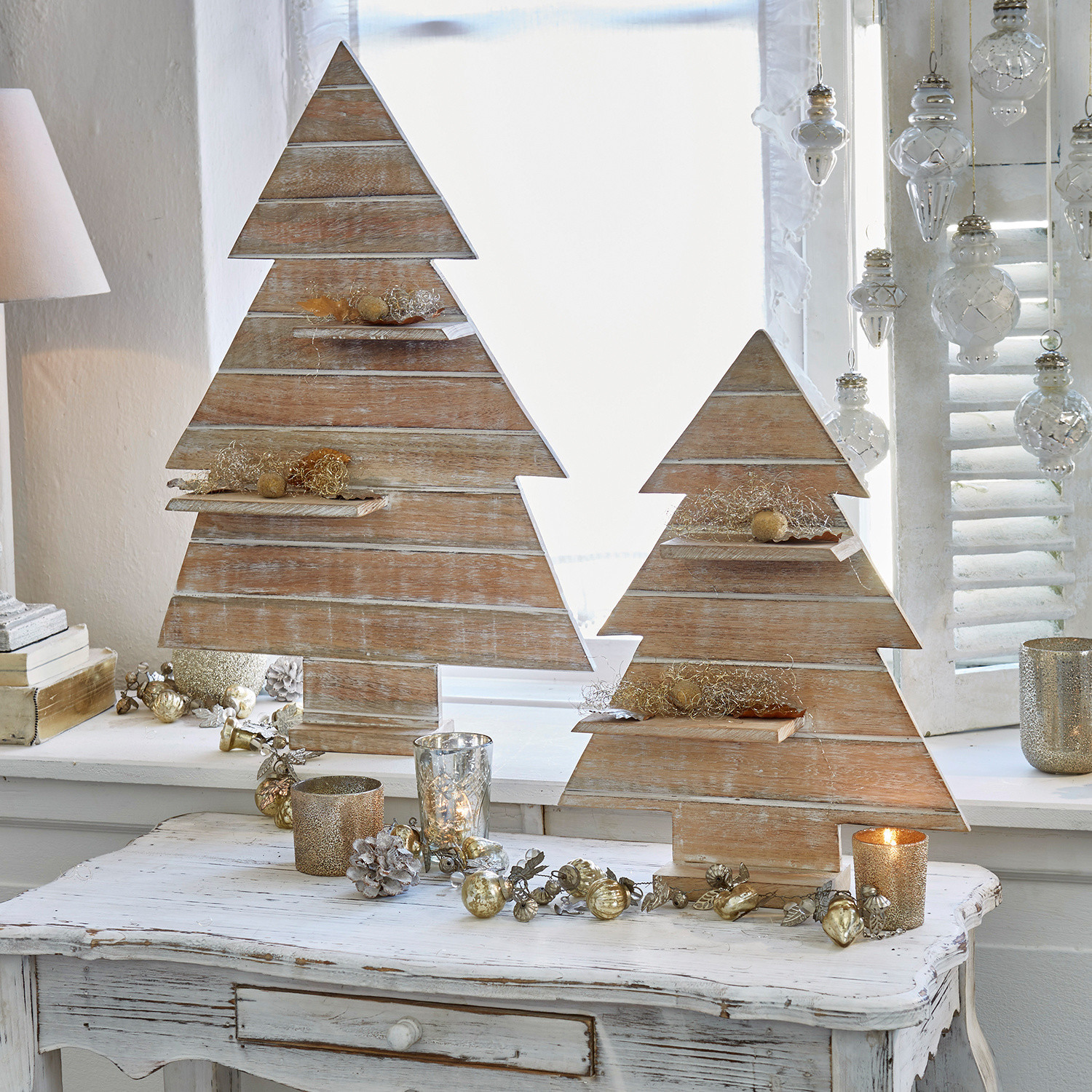 Lot de 2 arbres décoratifs Madelaine
