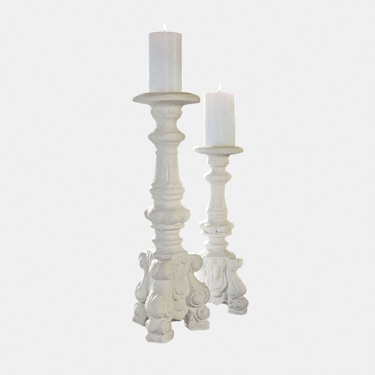 Lot de 2 bougeoirs Chaverny