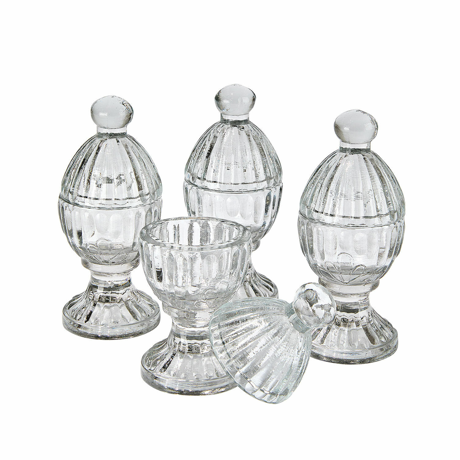 Lot de 4 coquetiers Uvirel