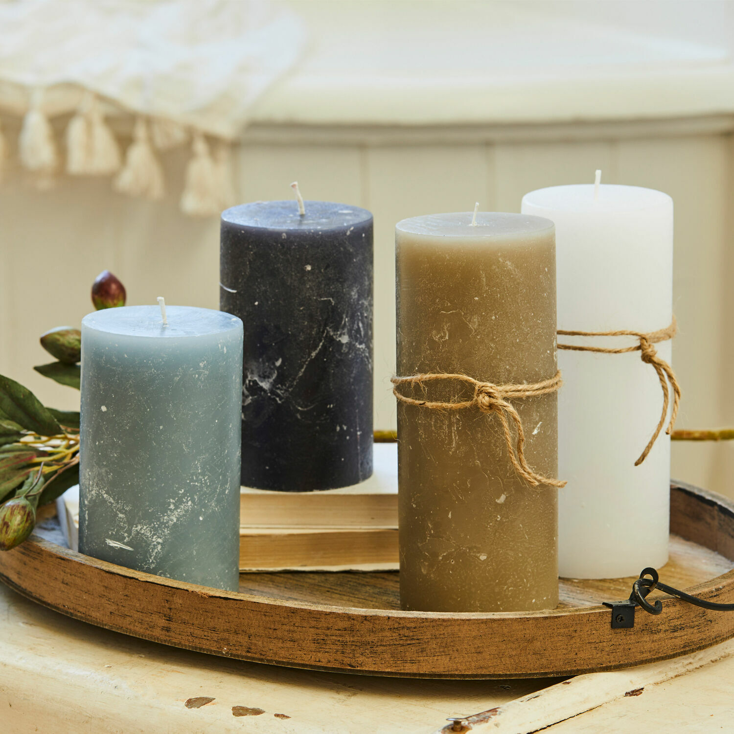 Lot de 4 bougies Berekua