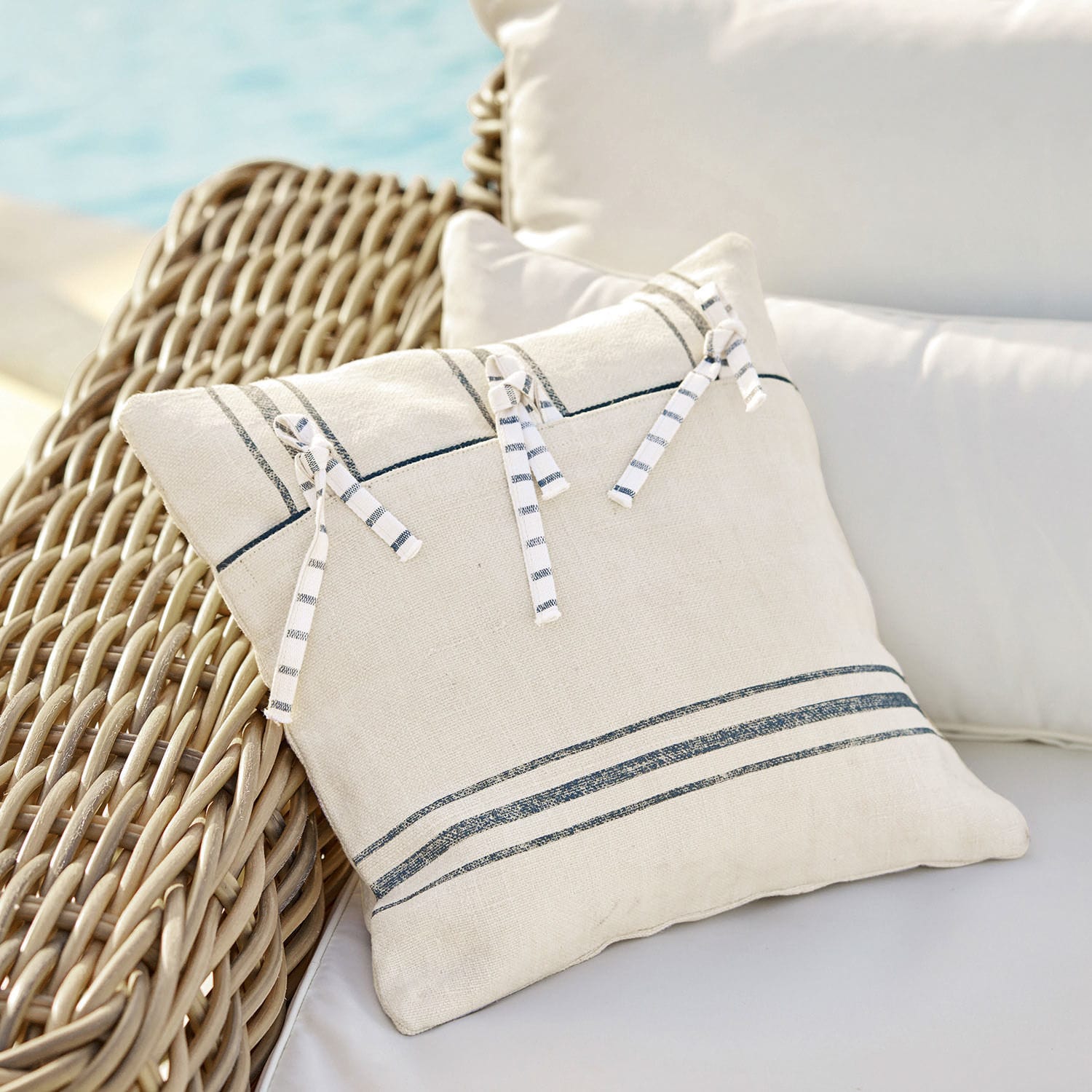 Lot de 2 housses de coussins Loere