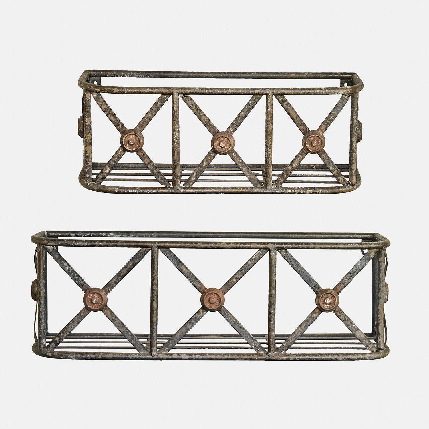 Lot de 2 étagères murales Sémone