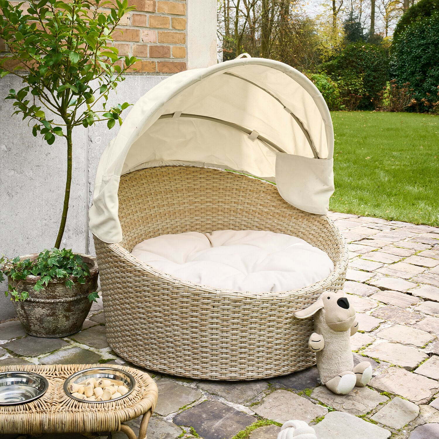 Panier d’intérieur et d’extérieur pour animaux Brinelza