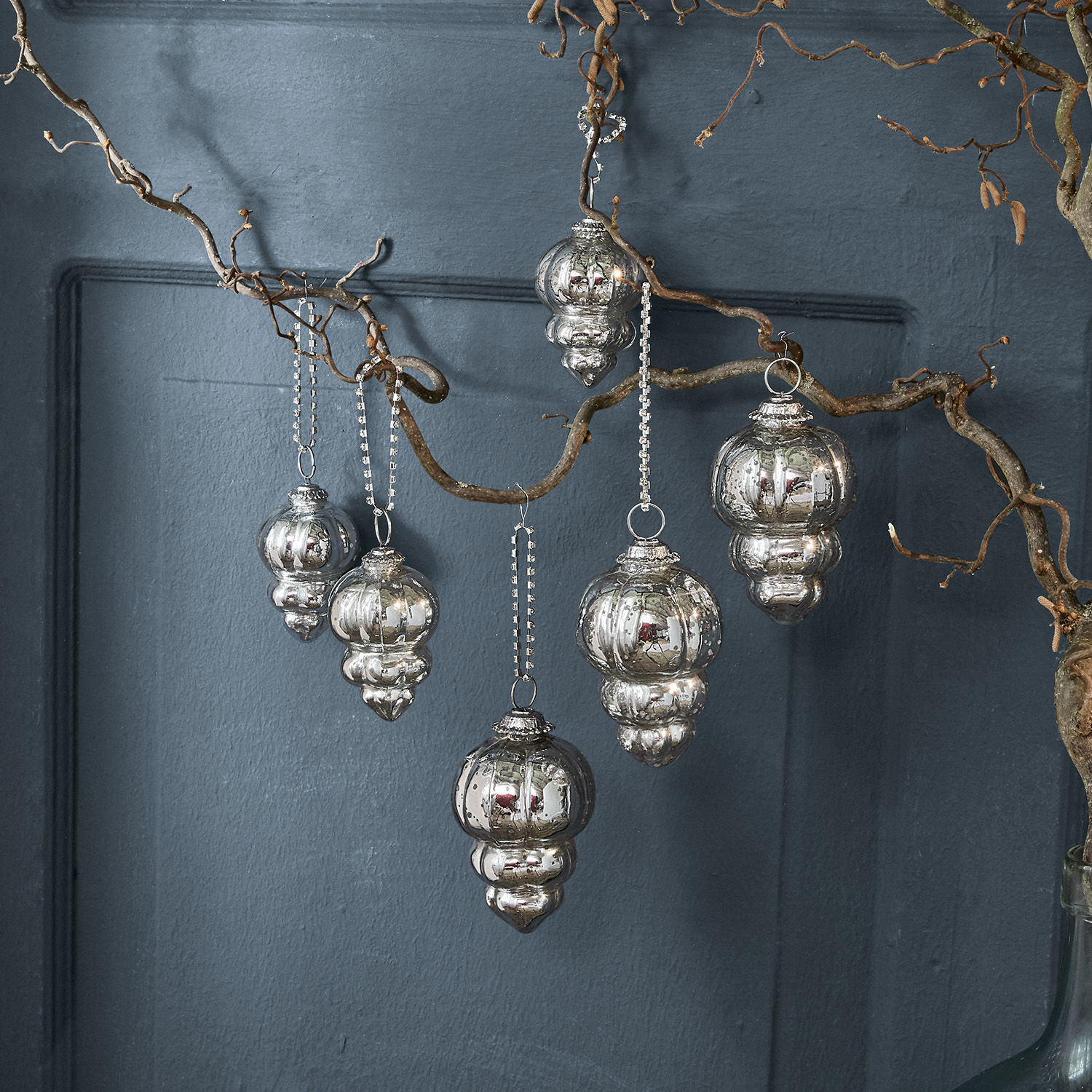 Lot de 6 décorations de Noël Manot