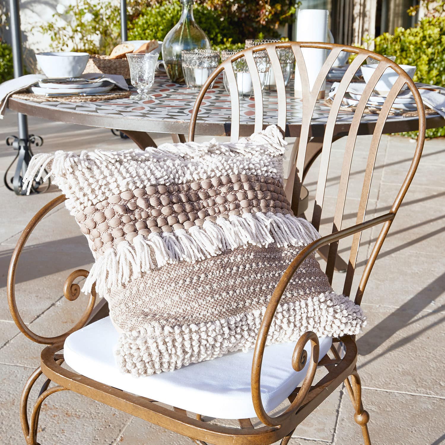Housse de coussin d’intérieur et d’extérieur Sai