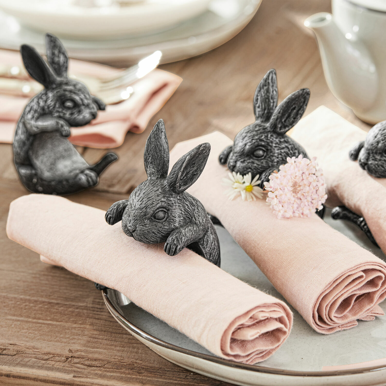 Lot de 4 serviettes Ghis