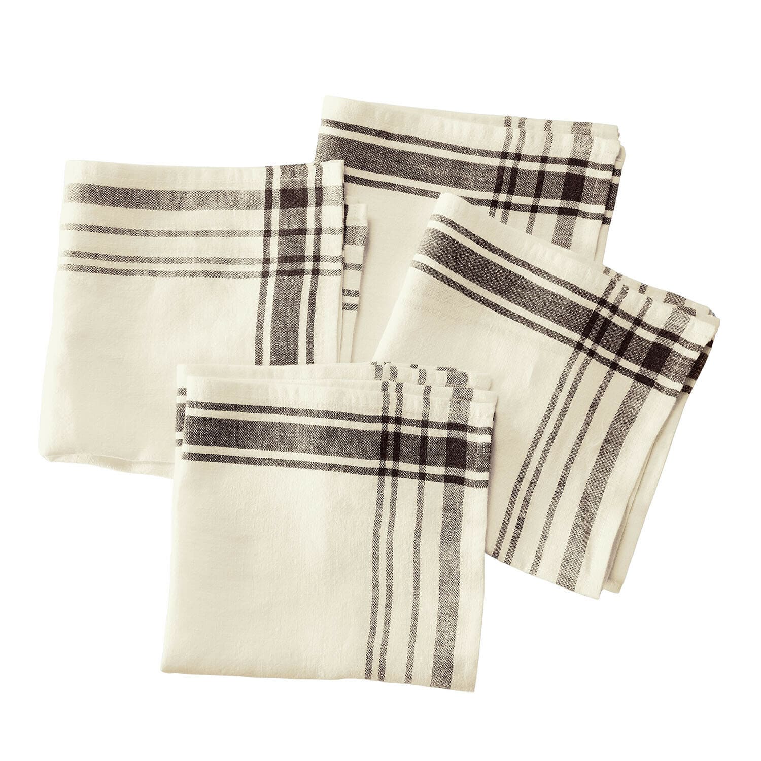 Lot de 4 serviettes Ellory