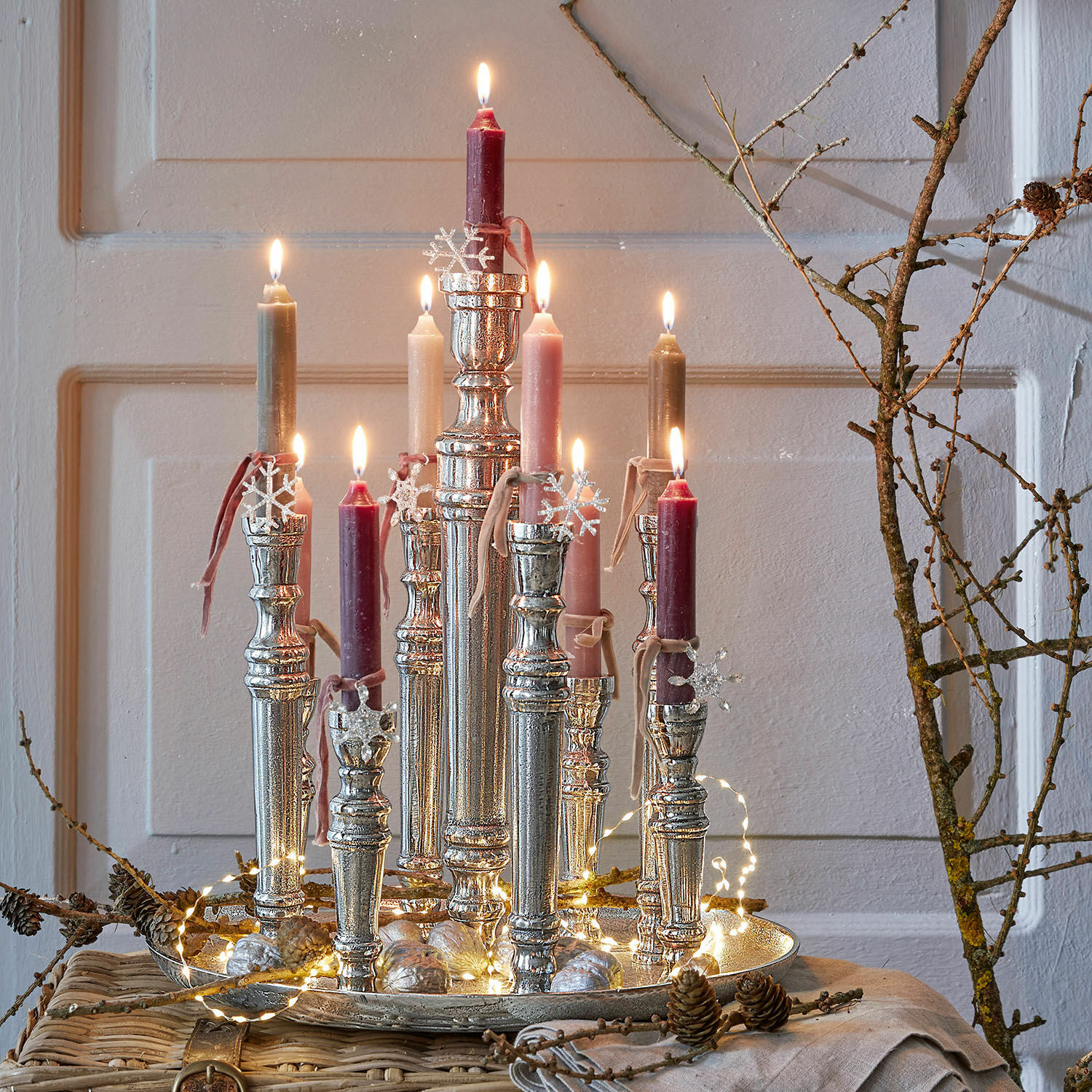 Lot de 12 bougies Bauceau