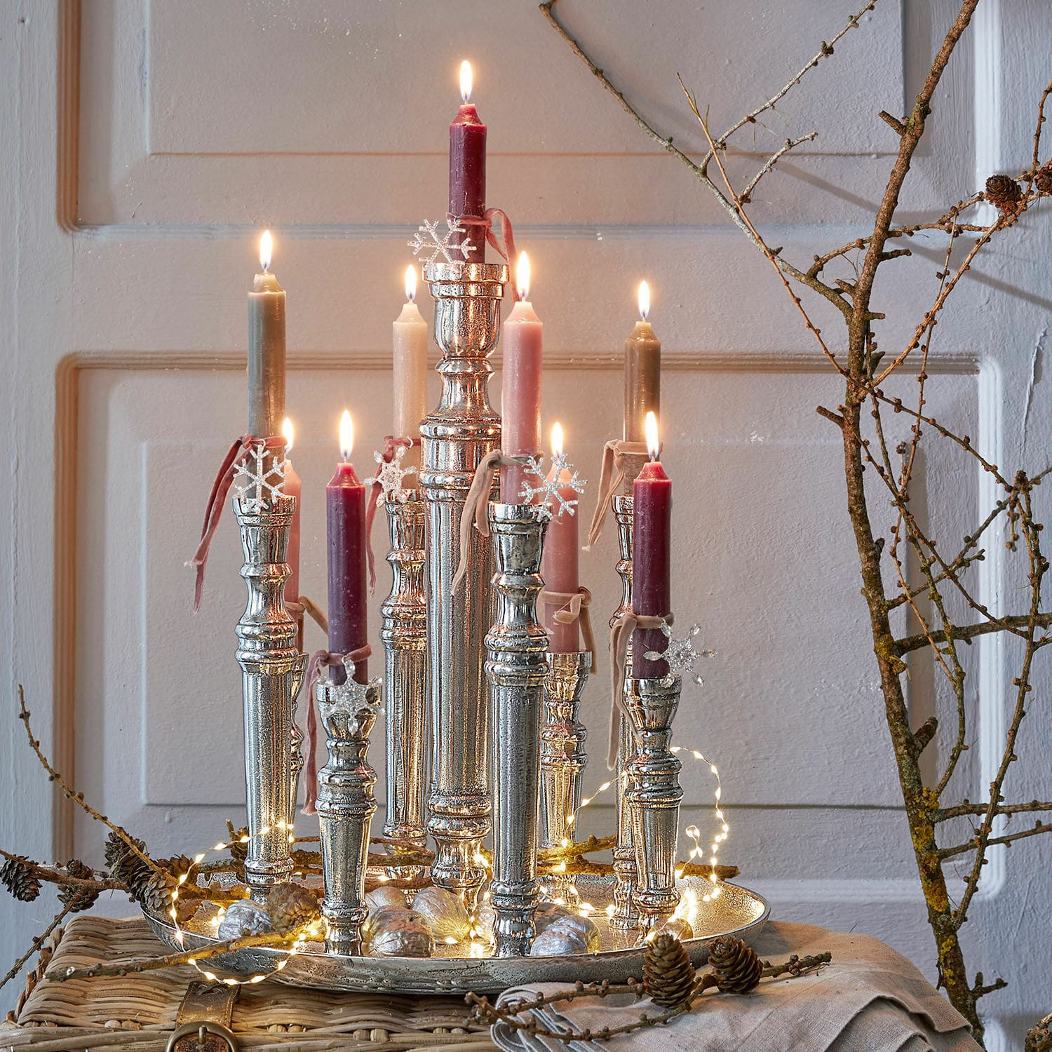 Lot de 12 bougies Bauceau
