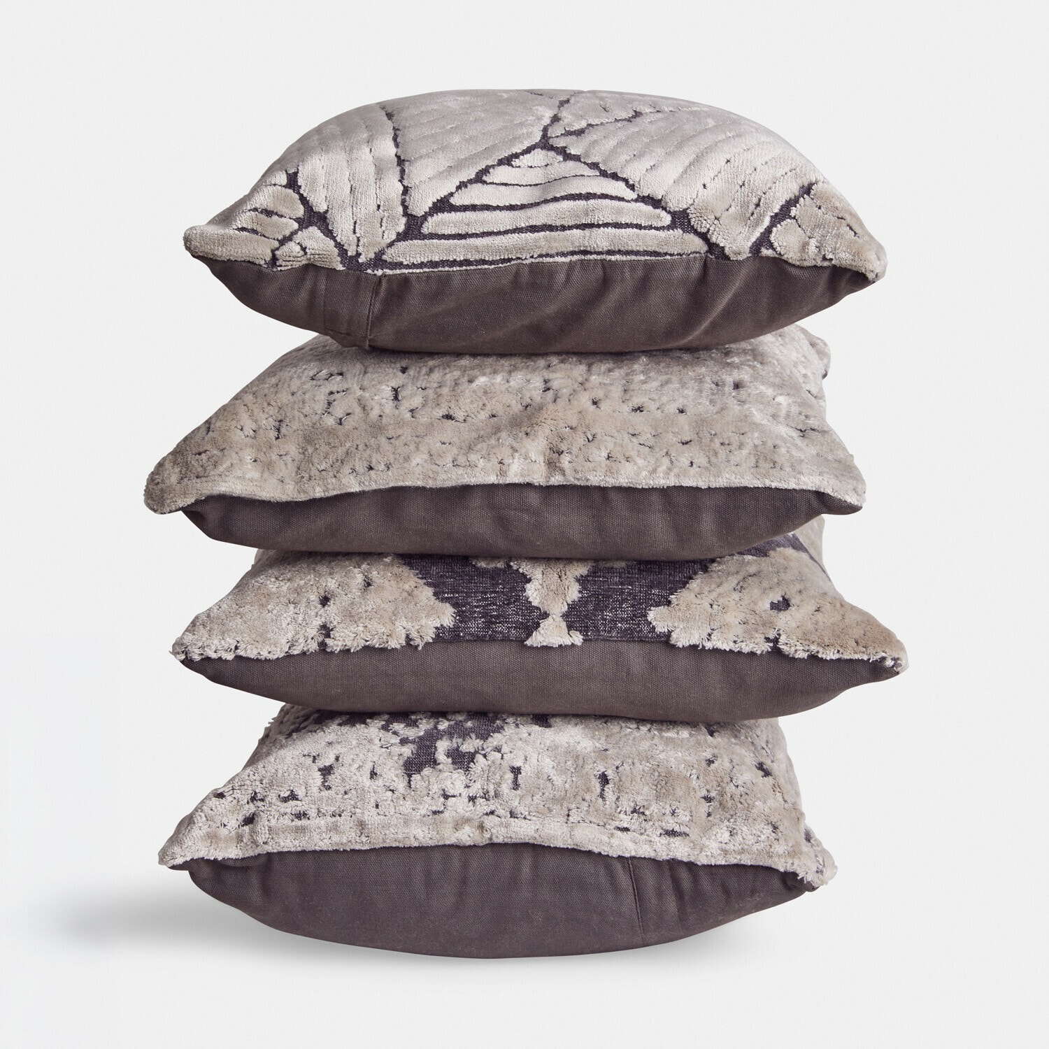 Lot de 4 housses de coussins Plaisancière