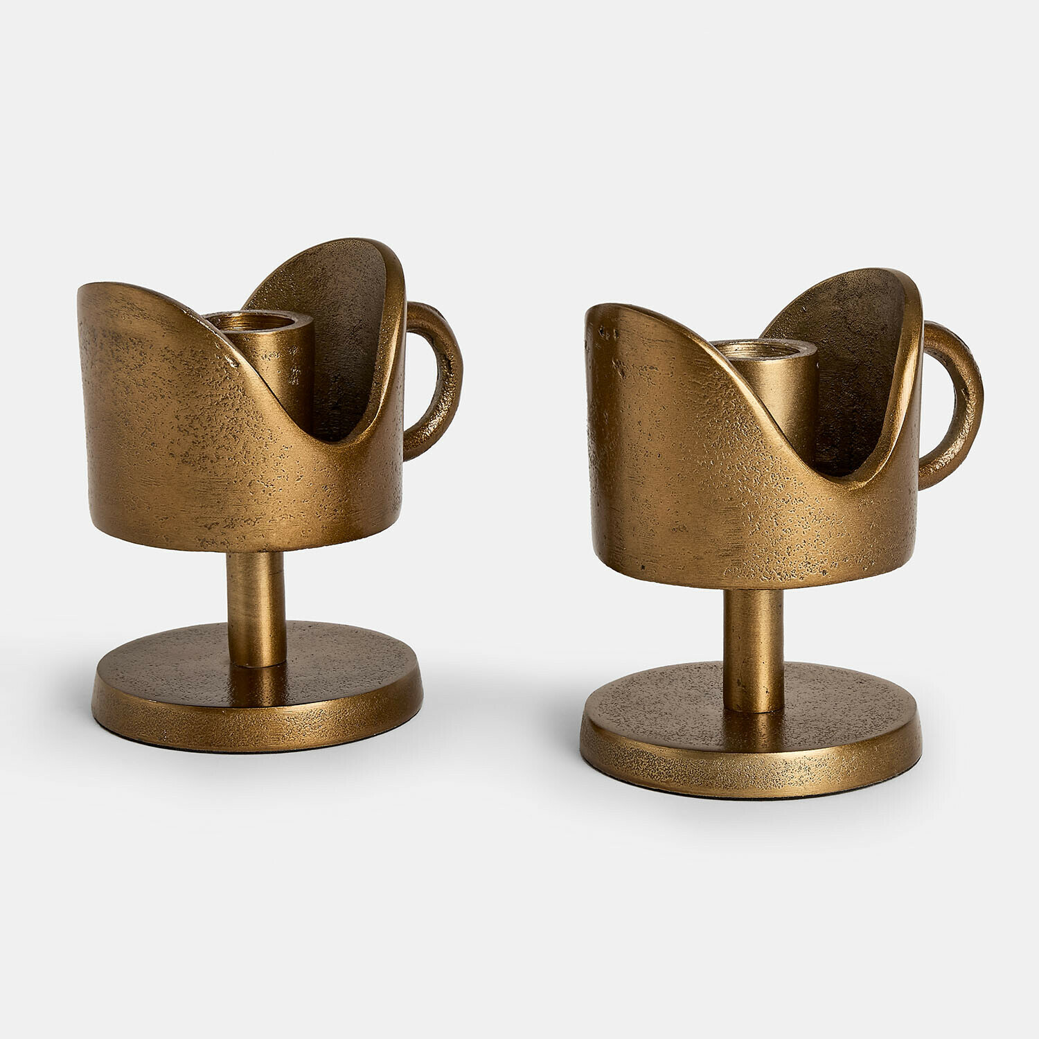 Lot de 2 bougeoirs Mirodella