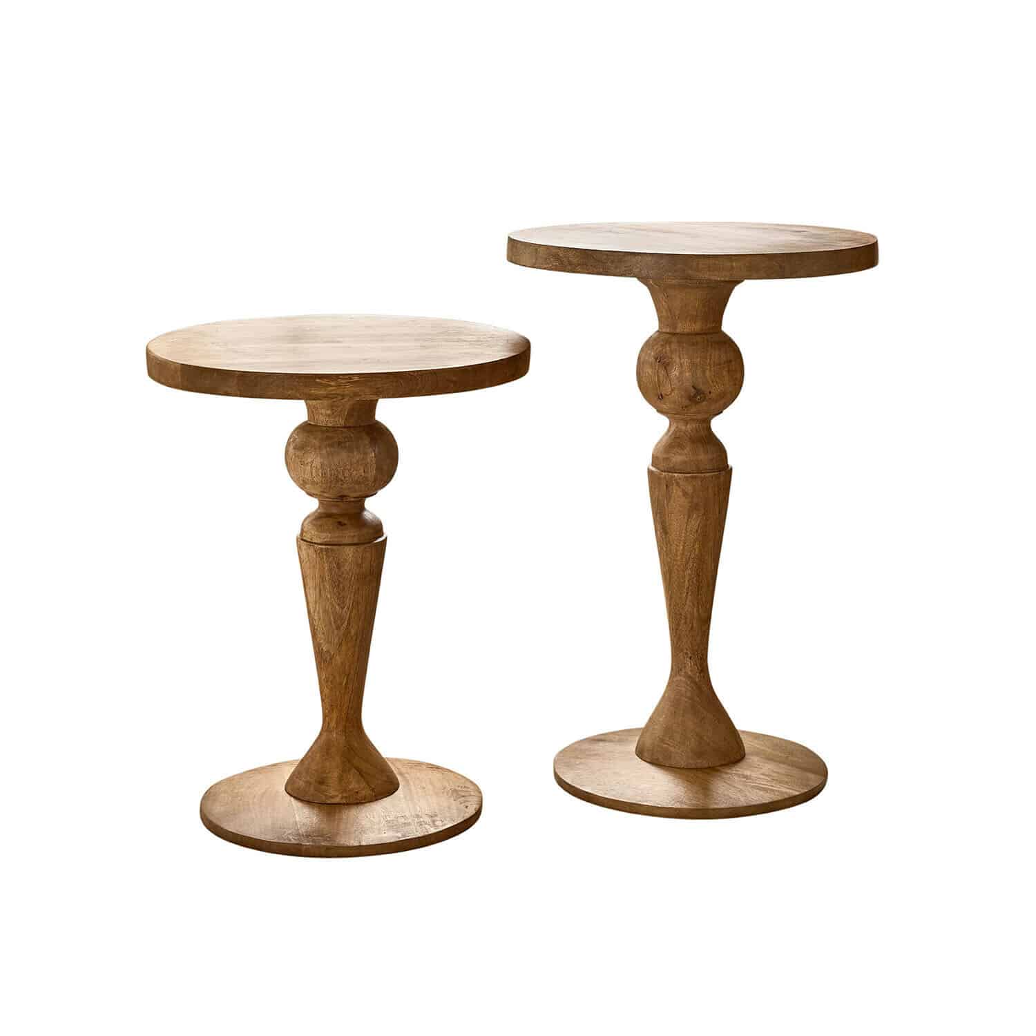 Lot de 2 tables d'appoint Corviana