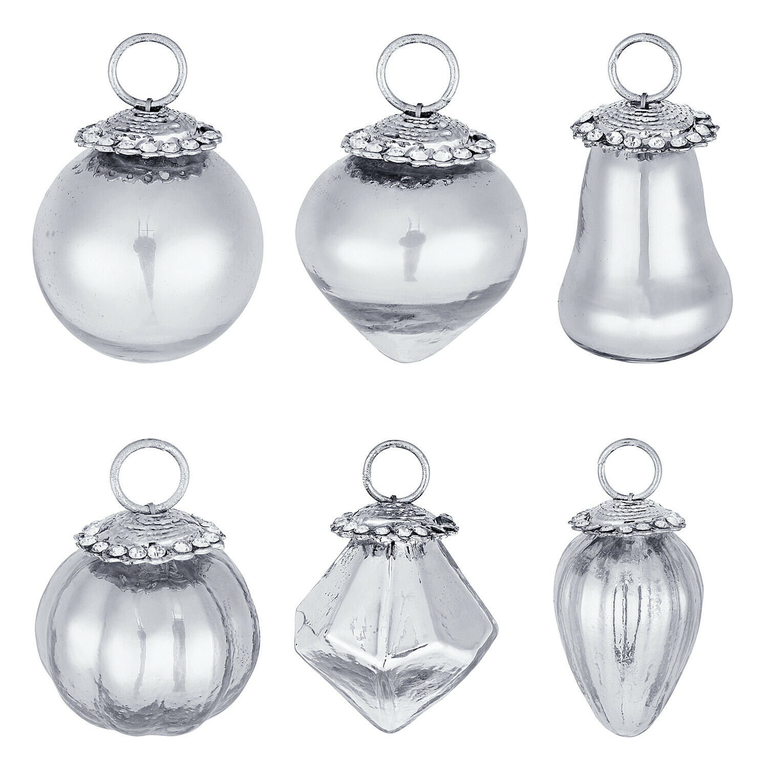 Lot de 6 décorations de Noël Levier