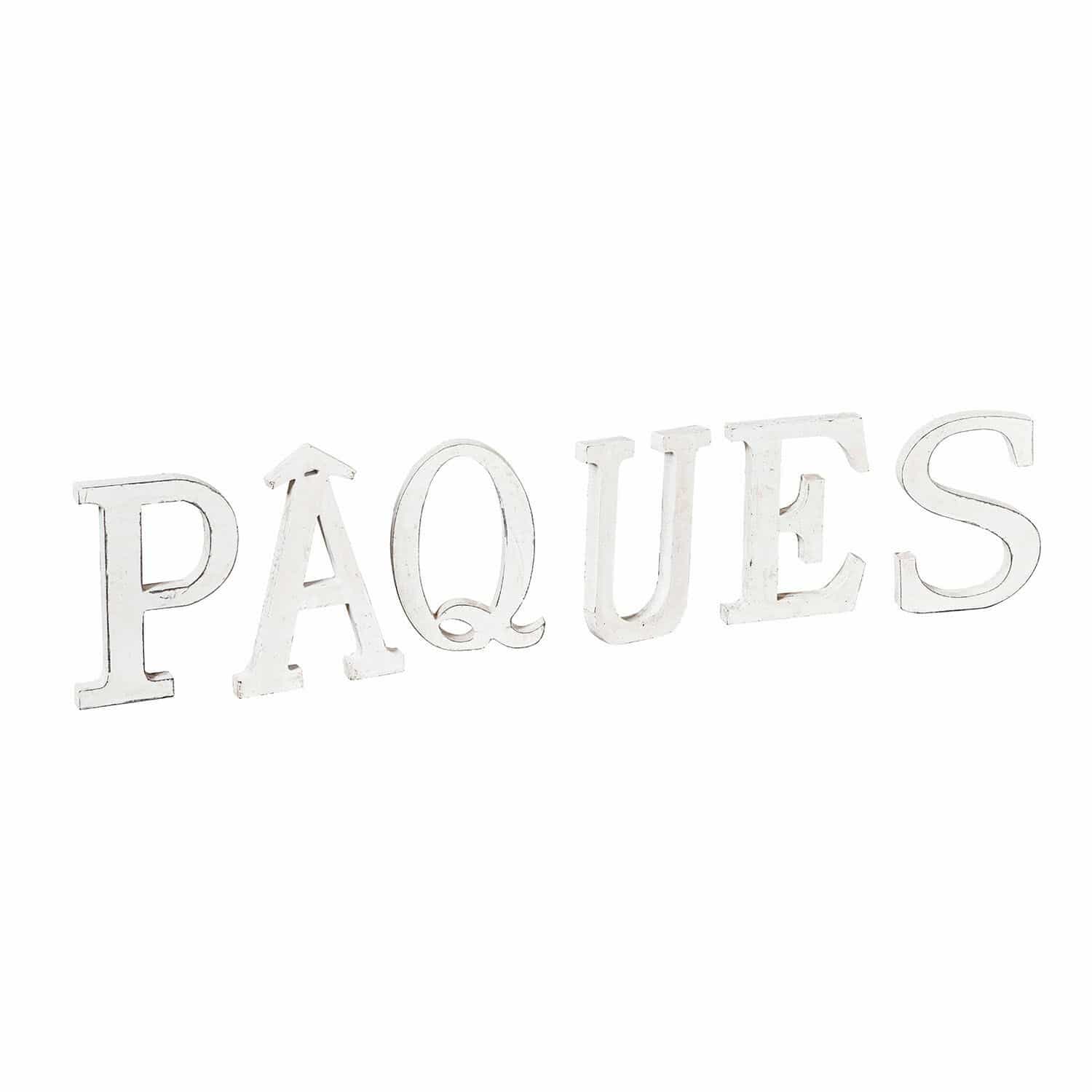 Lettres décoratives PAQUES
