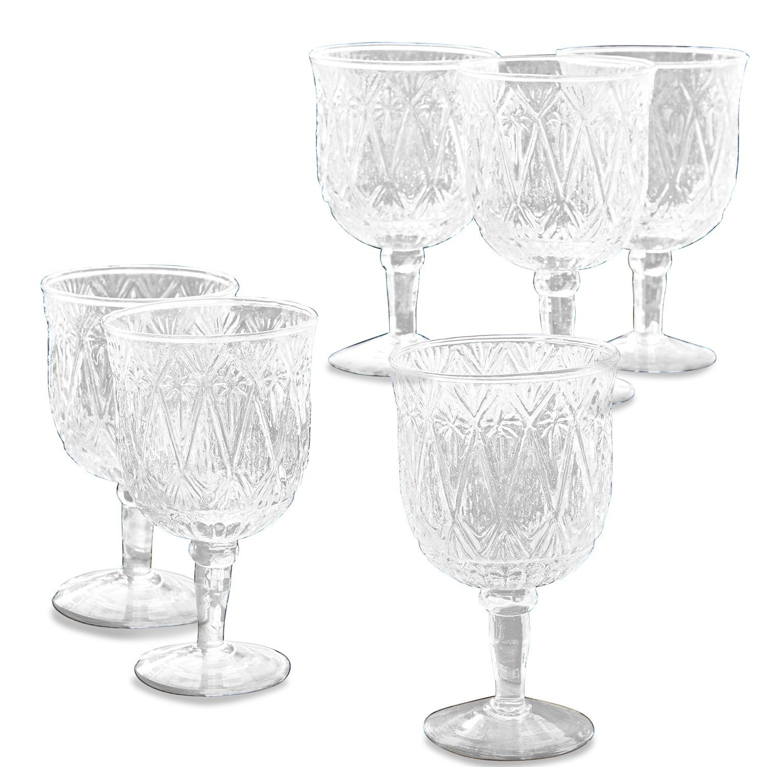 Lot de 6 verres à vin Jouissance