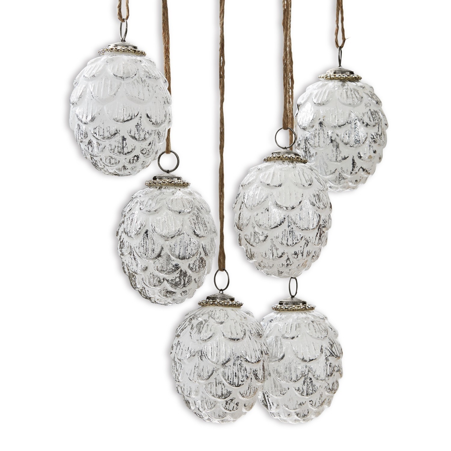 Lot de 6 décorations de Noël Valena