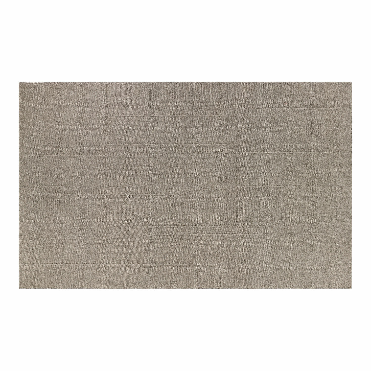 Tapis Tharim Tapis beige avec motif géométrique subtil, matière douce, parfait pour salon moderne