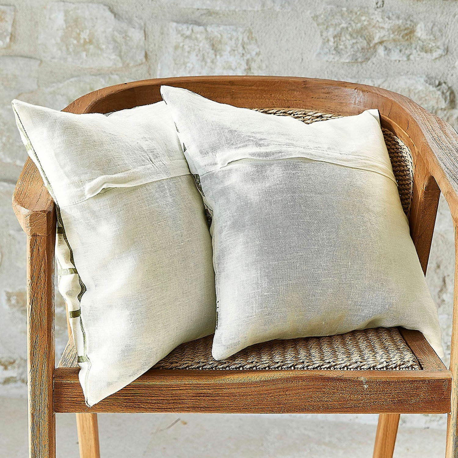 Lot de 2 housses de coussins Klivento