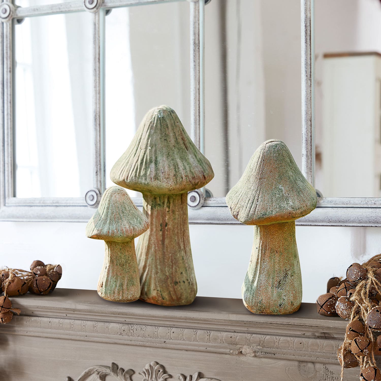 Lot de 3 champignons décoratifs Hardin